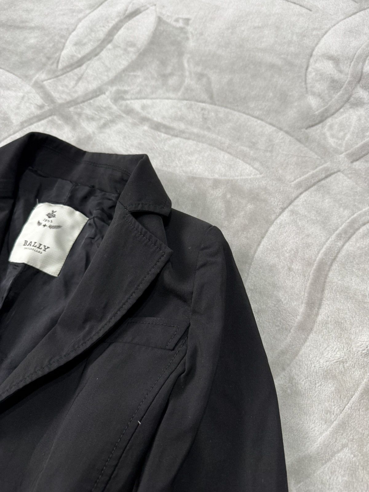 Bally Bally Switzerland Suit Jacket Blazer Wool Black size 34 XS Size XS / US 0-2 / IT 36-38 - 7 Thumbnail