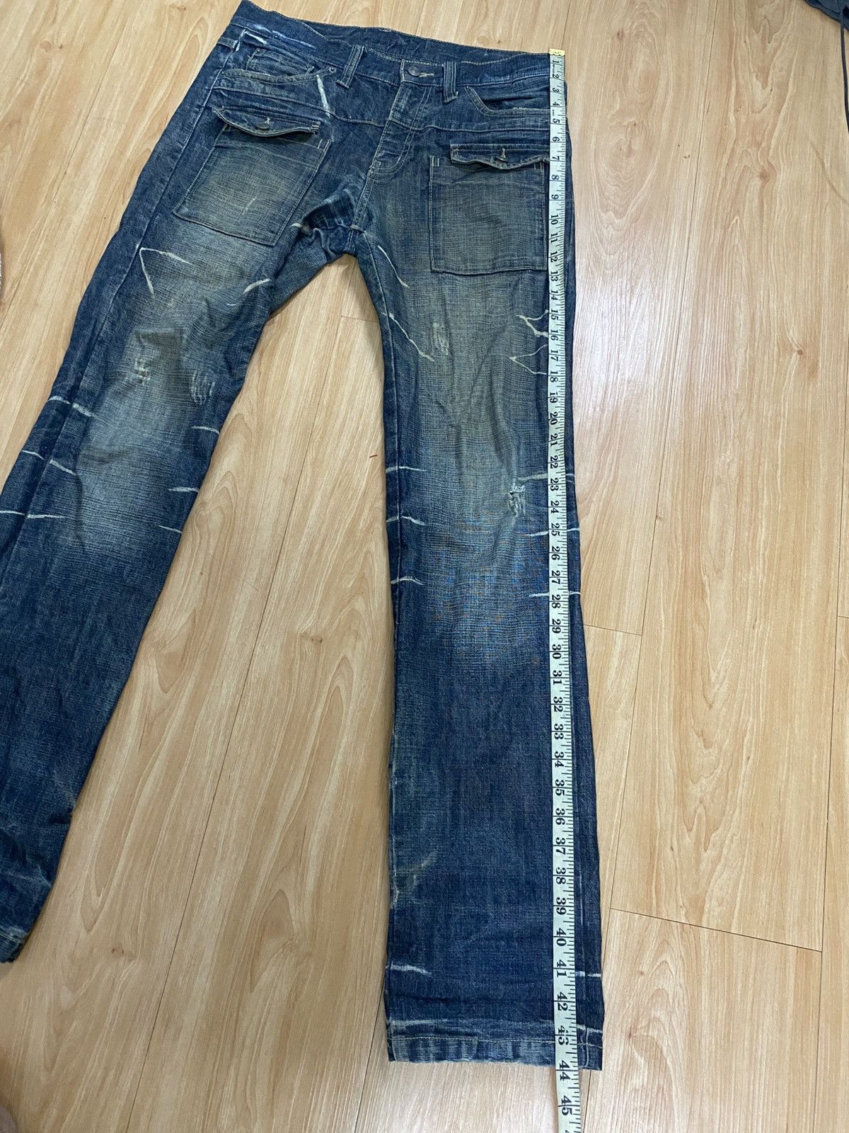 PPFM PPFM Distressed Jeans – VERY RARE ARCHIVE Size US 34 / EU 50 - 16 Thumbnail
