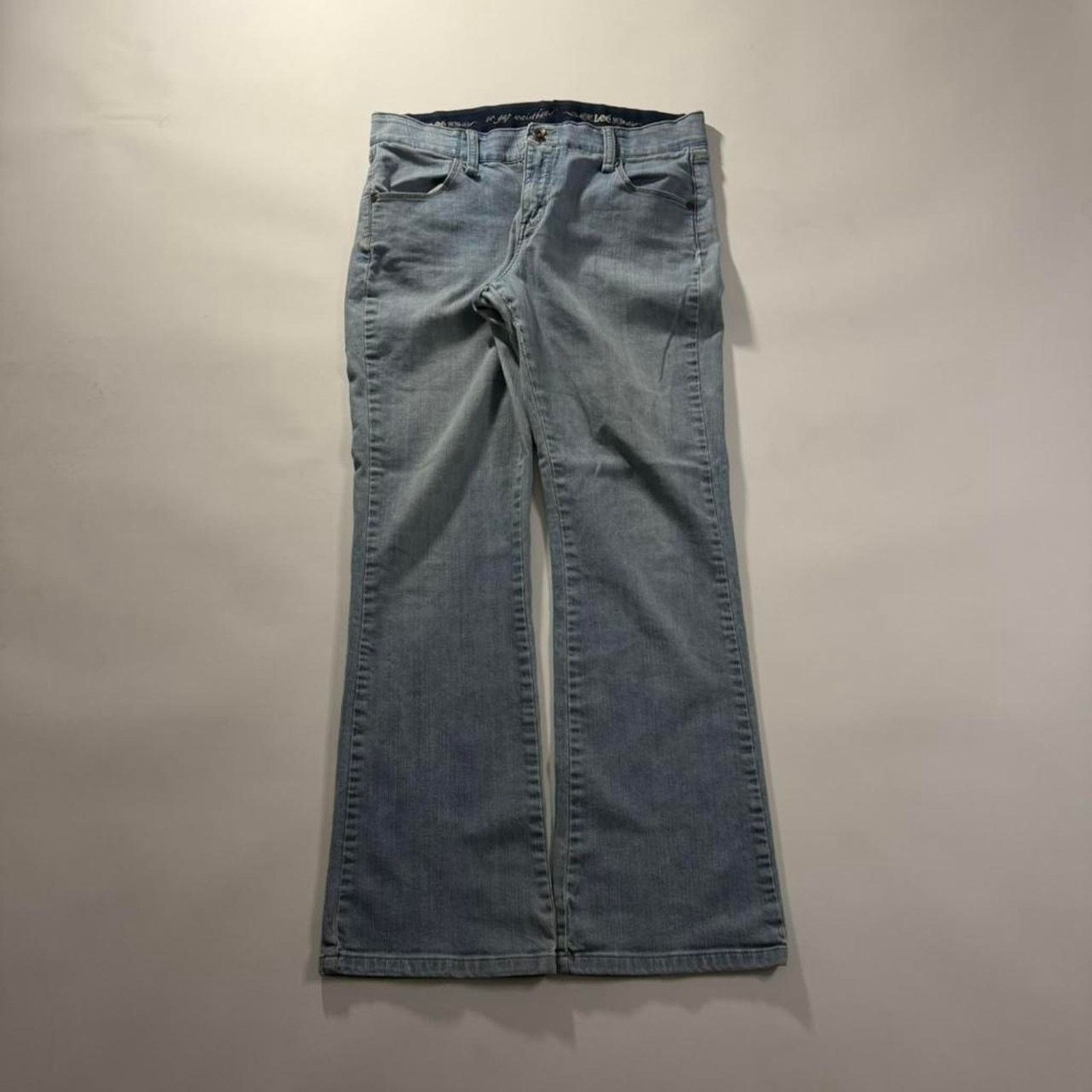 Lee × Vintage vintage 2000s flared lightwash lee y2k bootcut jeans Size 32" / US 10 / IT 46 - 2 Thumbnail