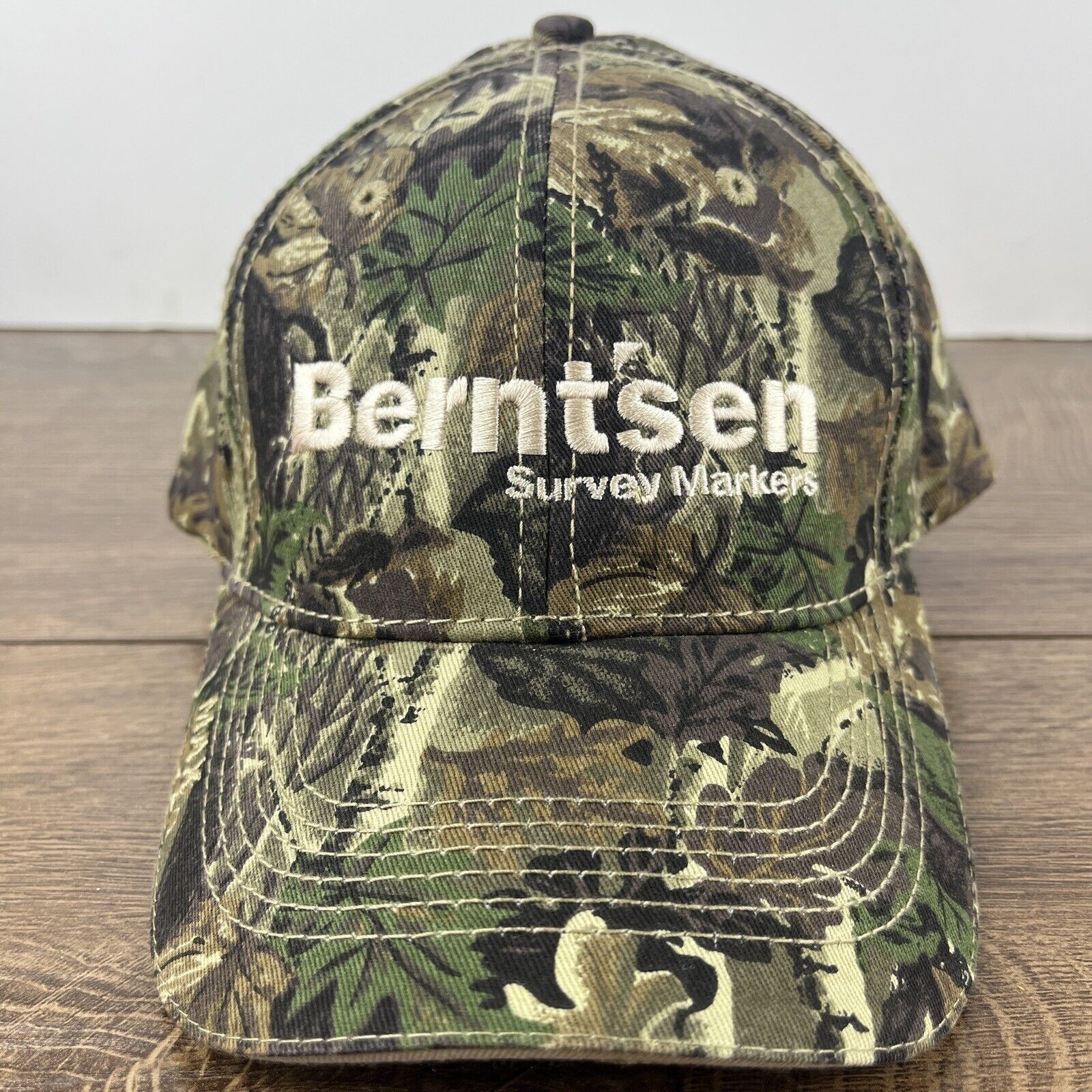 Other Berntsen Hat Survey Camo Green Hat Adjustable Adult Size Hat Size ONE SIZE - 1 Thumbnail