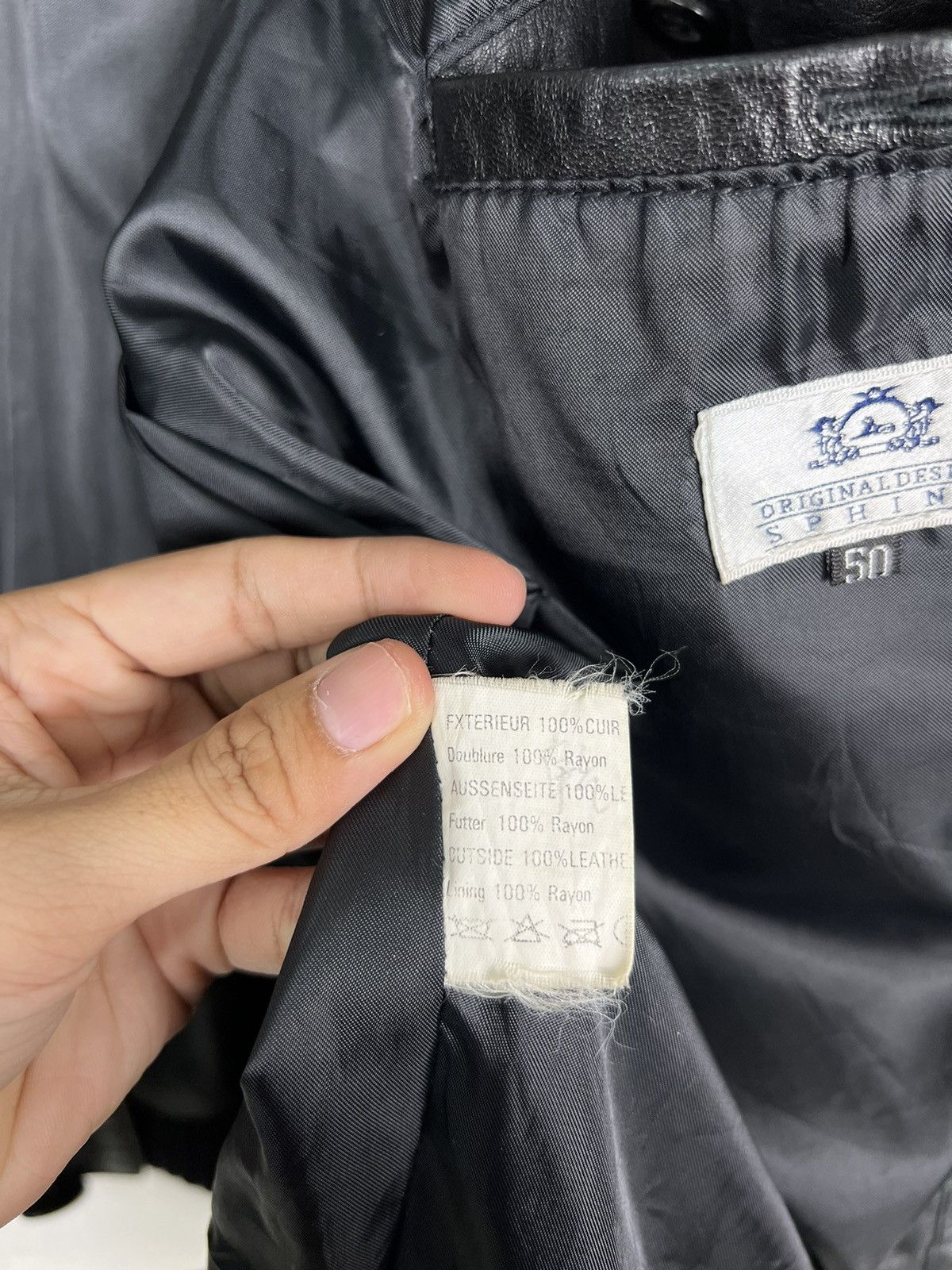 Japanese Brand 🔥 SPHINK HYBRID LEATHER JACKET Size US M / EU 48-50 / 2 - 14 Thumbnail