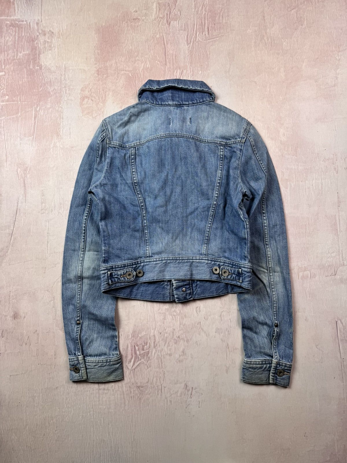 Diesel Vintage Diesel Washed Y2K Denim Trucker Jacket Blue Size L | Grailed
