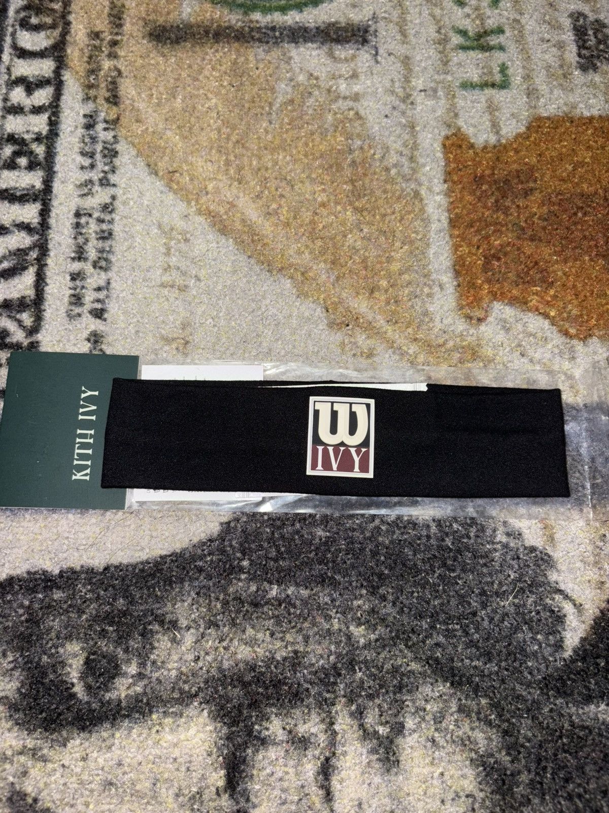 Kith Ivy Wilson Logo Wide Headband
