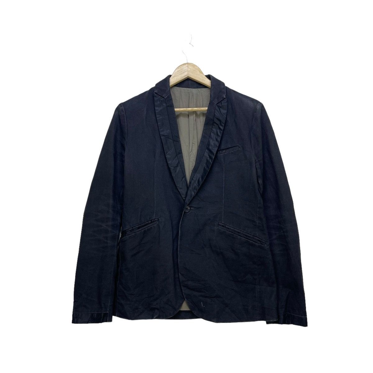 Japanese Brand RICO Made In Japan Single Button Casual Jacket Size US M / EU 48-50 / 2 - 1 Thumbnail