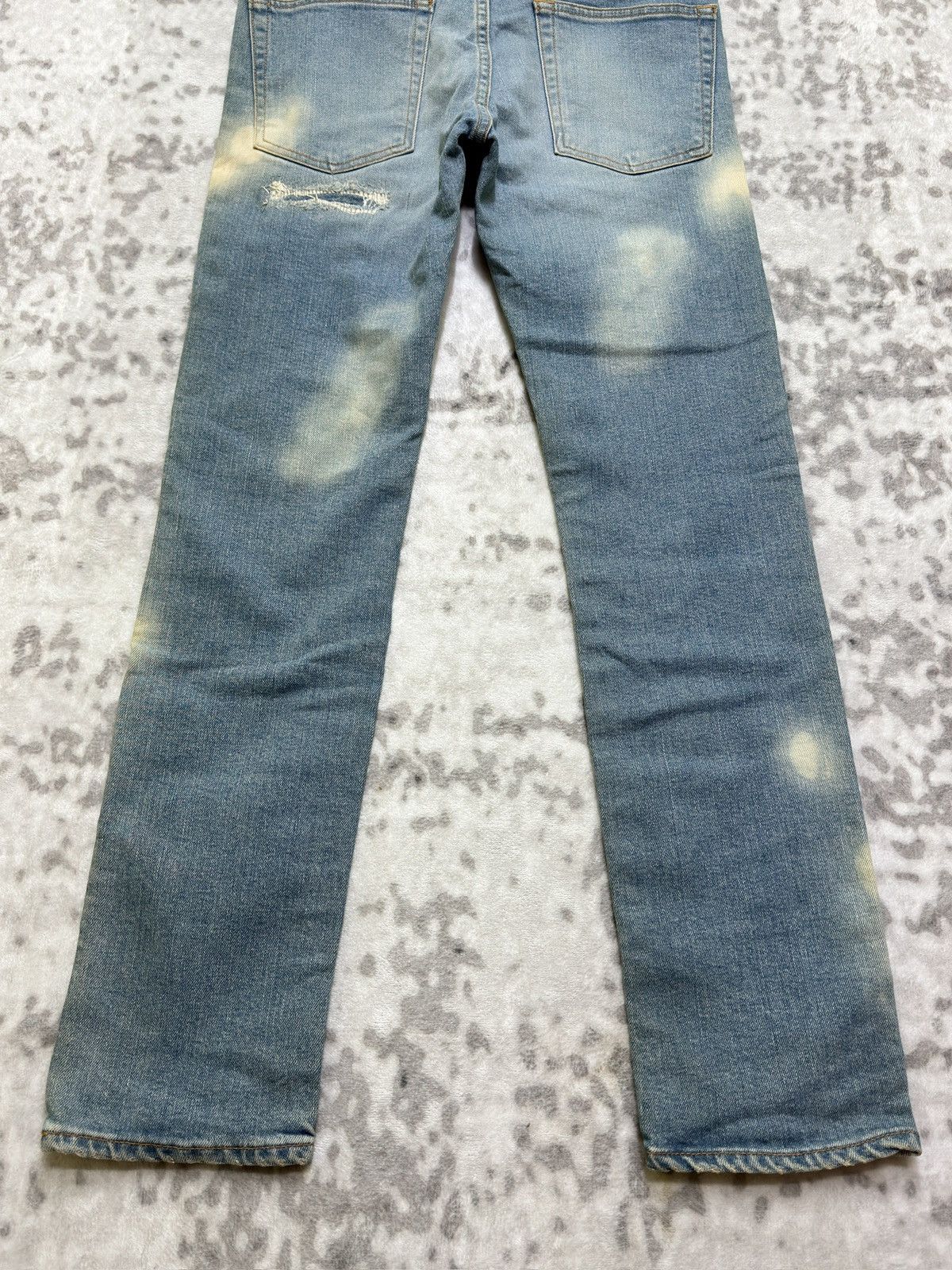 PHENOMENON Rare Phenomenon Archive Skinny Bleached Distressed Denim Size US 30 / EU 46 - 11 Thumbnail