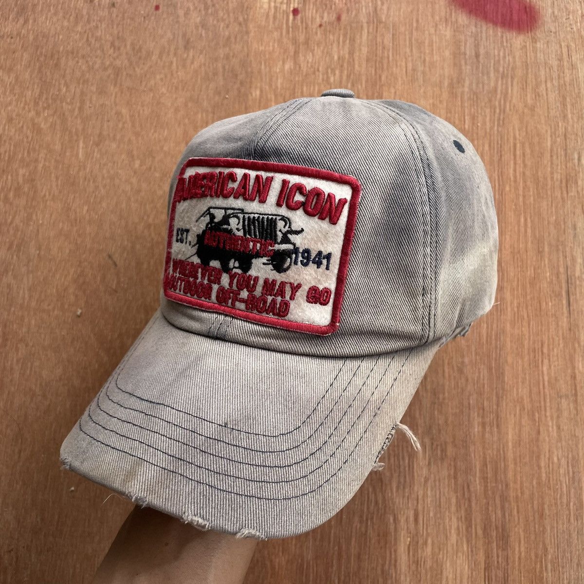 Jeep SICK wash distresses hat by jeep Size ONE SIZE - 3 Thumbnail