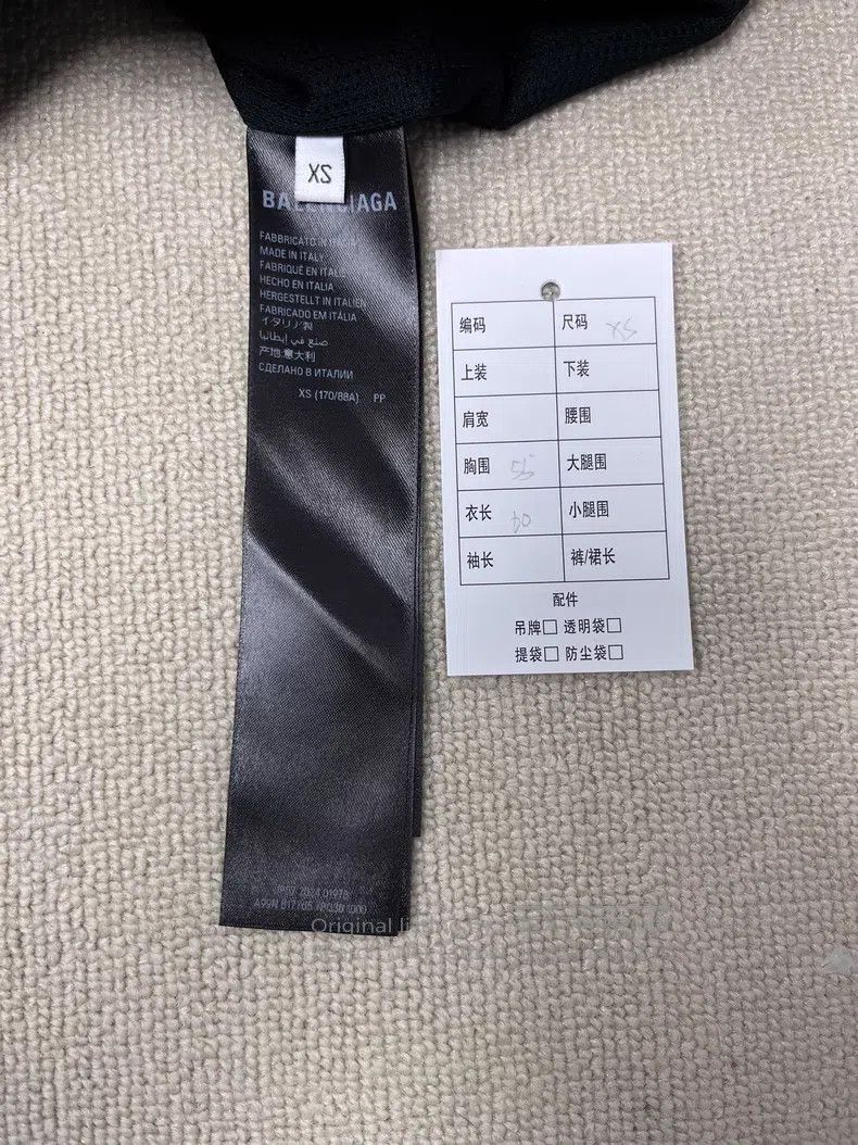Balenciaga Balenciaga Letter Printed Zip-Up Long Sleeve Jacket Size US XS / EU 42 / 0 - 4 Thumbnail