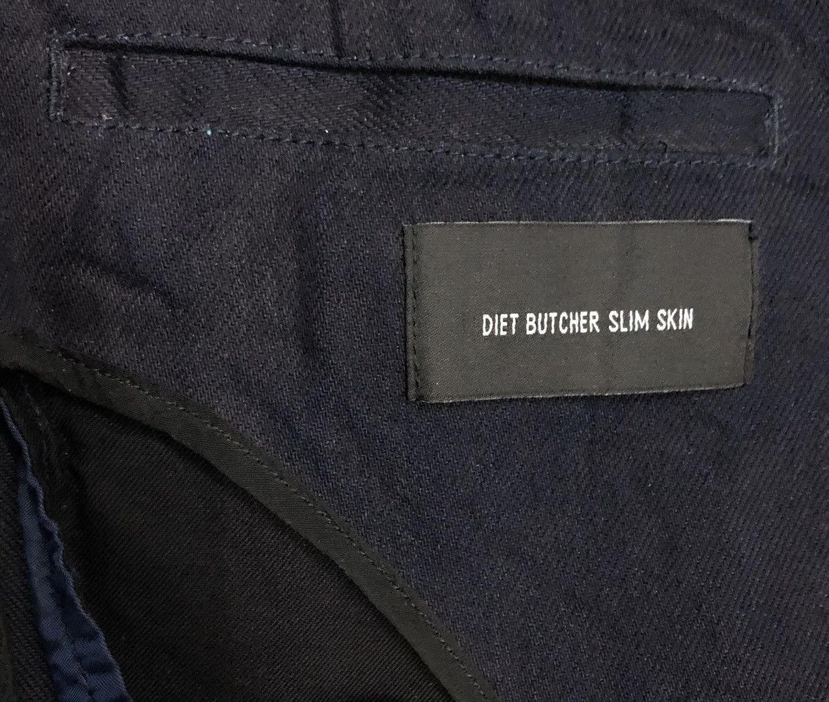 Diet Butcher Slim Skin Vintage Diet Butcher Slim Skin Made In Japan Denim Blazer Size S / US 4 / IT 40 - 9 Thumbnail