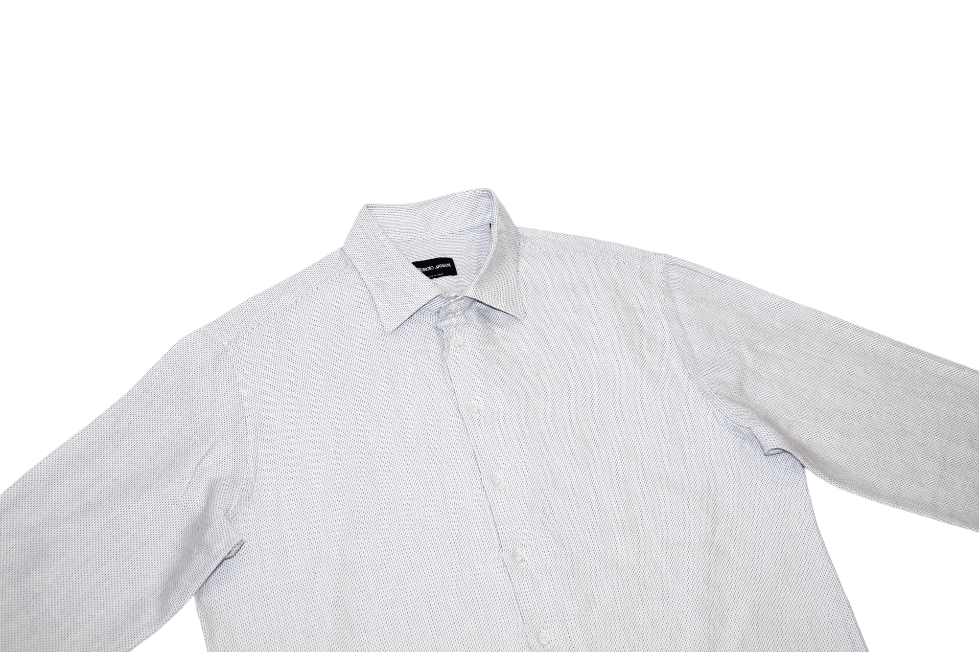 Giorgio Armani Giorgio Armani regular spread-collar polka dot oxford shirt Size US XL / EU 56 / 4 - 6 Thumbnail