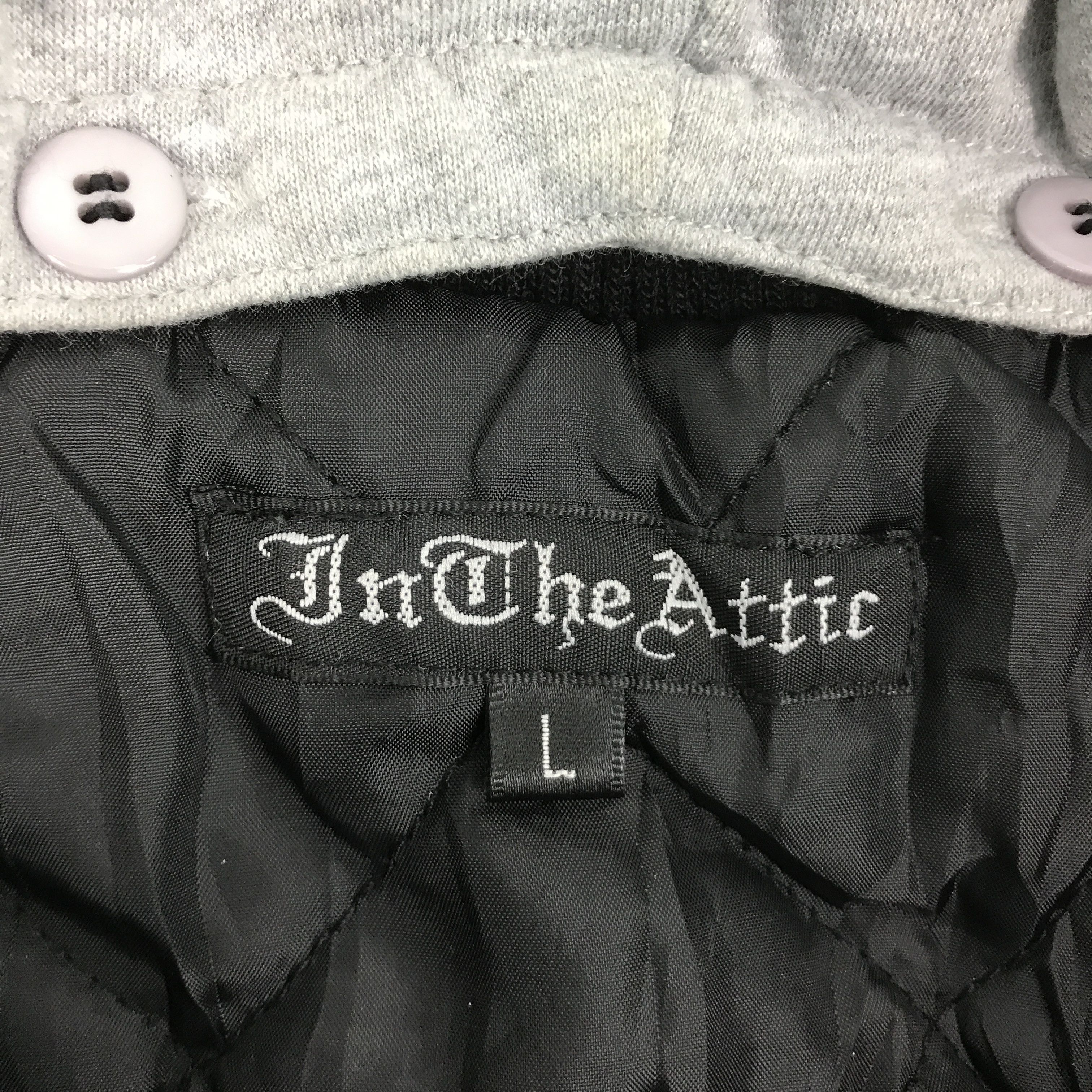 In The Attic × Japanese Brand in the attic japan punk flannal zipper jacket hoodie style Size US L / EU 52-54 / 3 - 11 Thumbnail
