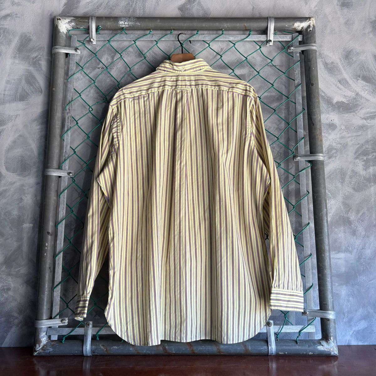 Polo Ralph Lauren Polo Ralph Lauren Button Down Shirt Yellow Striped Pocket Size US XL / EU 56 / 4 - 5 Thumbnail