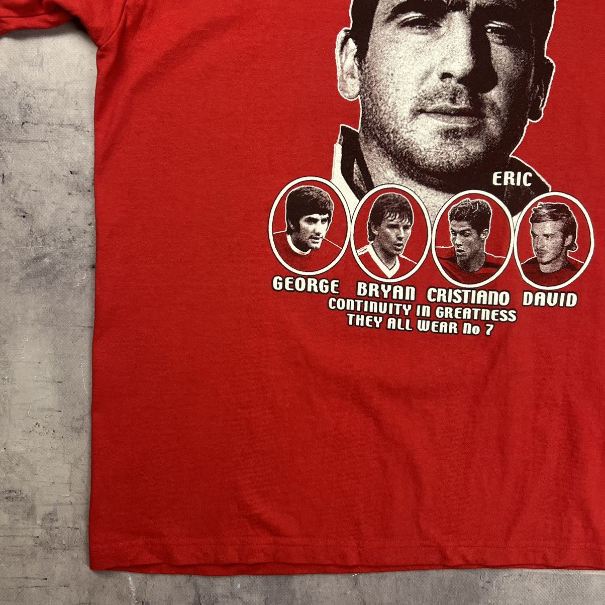 Other Rare! Eric Cantona Legends In Our Time Ronaldo 7 Jersey 90s Size US L / EU 52-54 / 3 - 8 Thumbnail