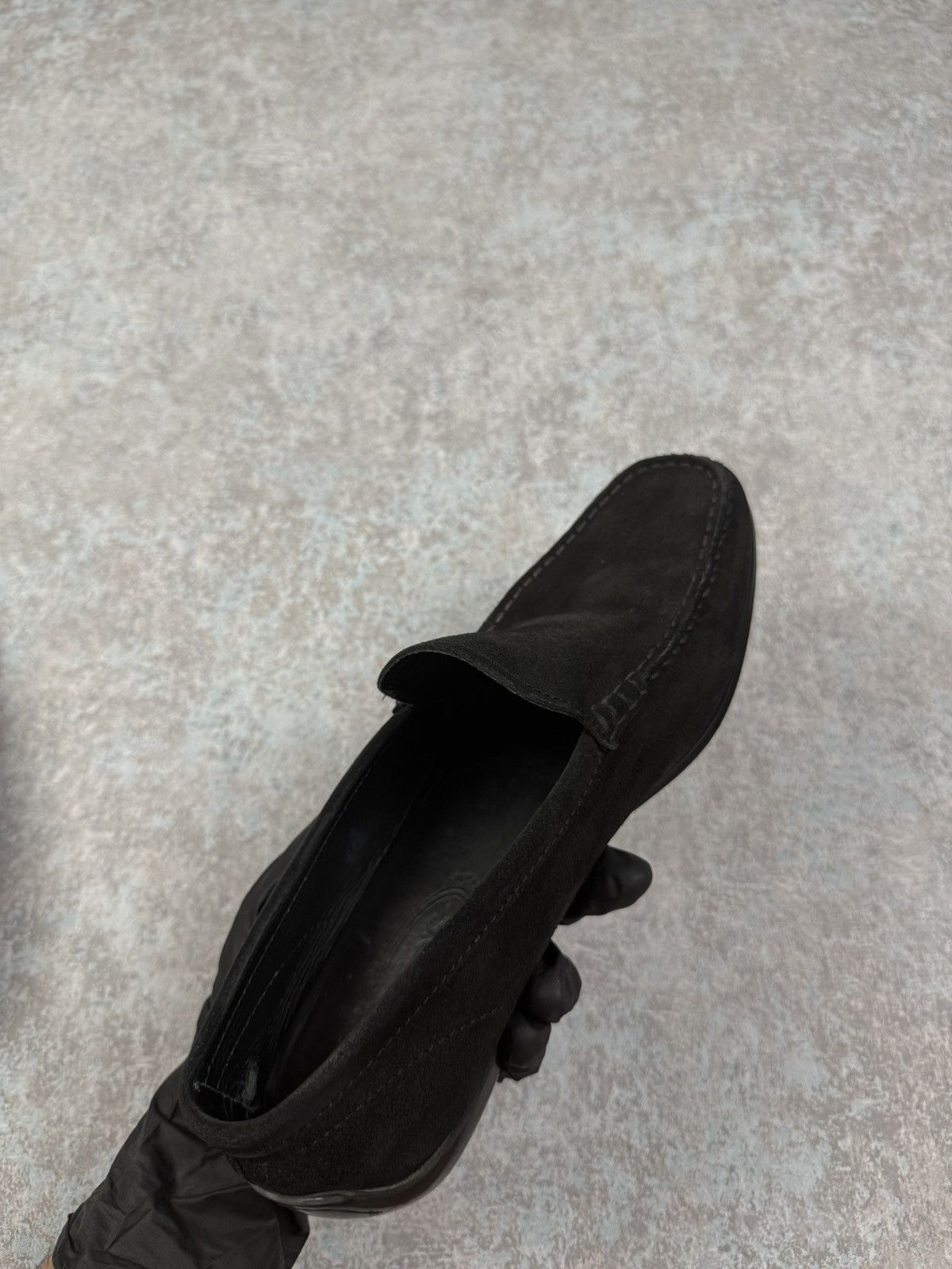 Designer × Tod's Tod's Men's Black Slip On Suede Moccasins Loafers Size 8 Size US 8 / EU 41 - 8 Thumbnail