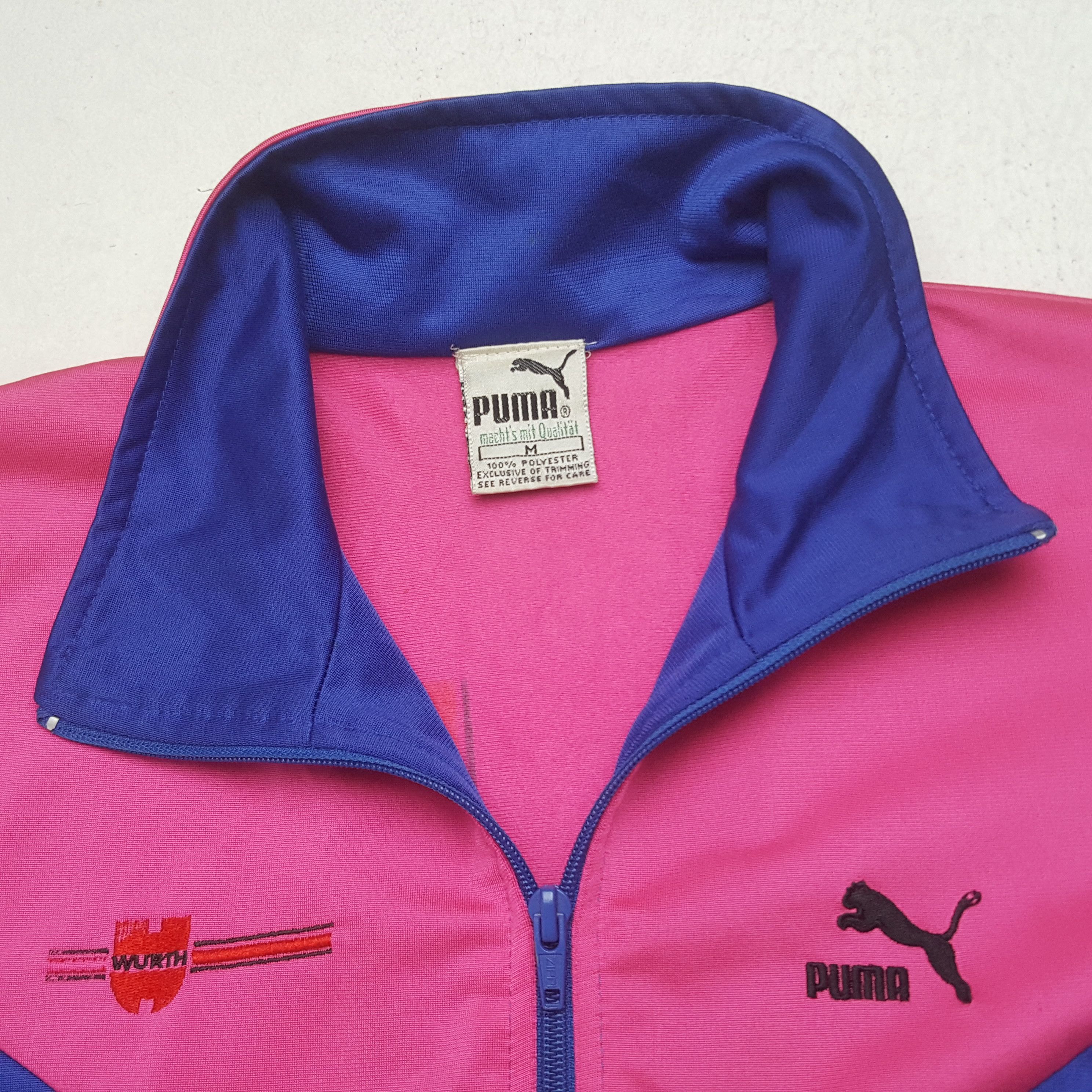 Sports Specialties Vintage Puma x Wurth Sport Zipper TrackTop Jacket Size US L / EU 52-54 / 3 - 5 Thumbnail
