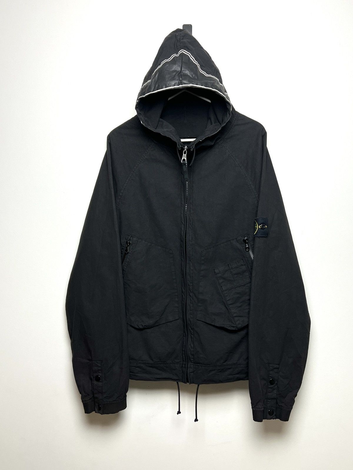 Stone Island Stone Island 2006 Laminated Cotton Hooded Jacket Size US M / EU 48-50 / 2 - 4 Thumbnail