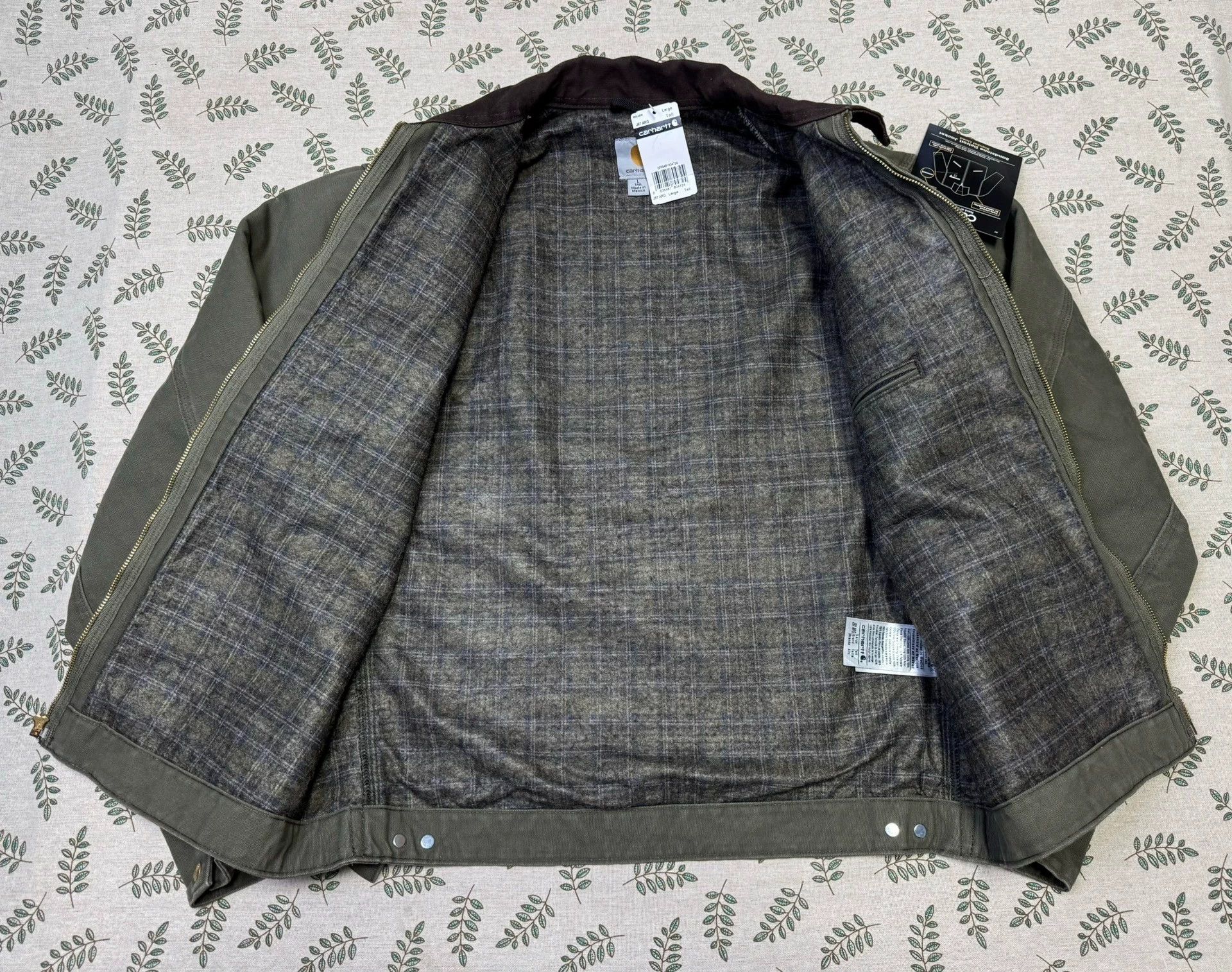 Carhartt Vintage Carhartt J97 Army Green L-Tall Jacket Size US L / EU 52-54 / 3 - 4 Thumbnail