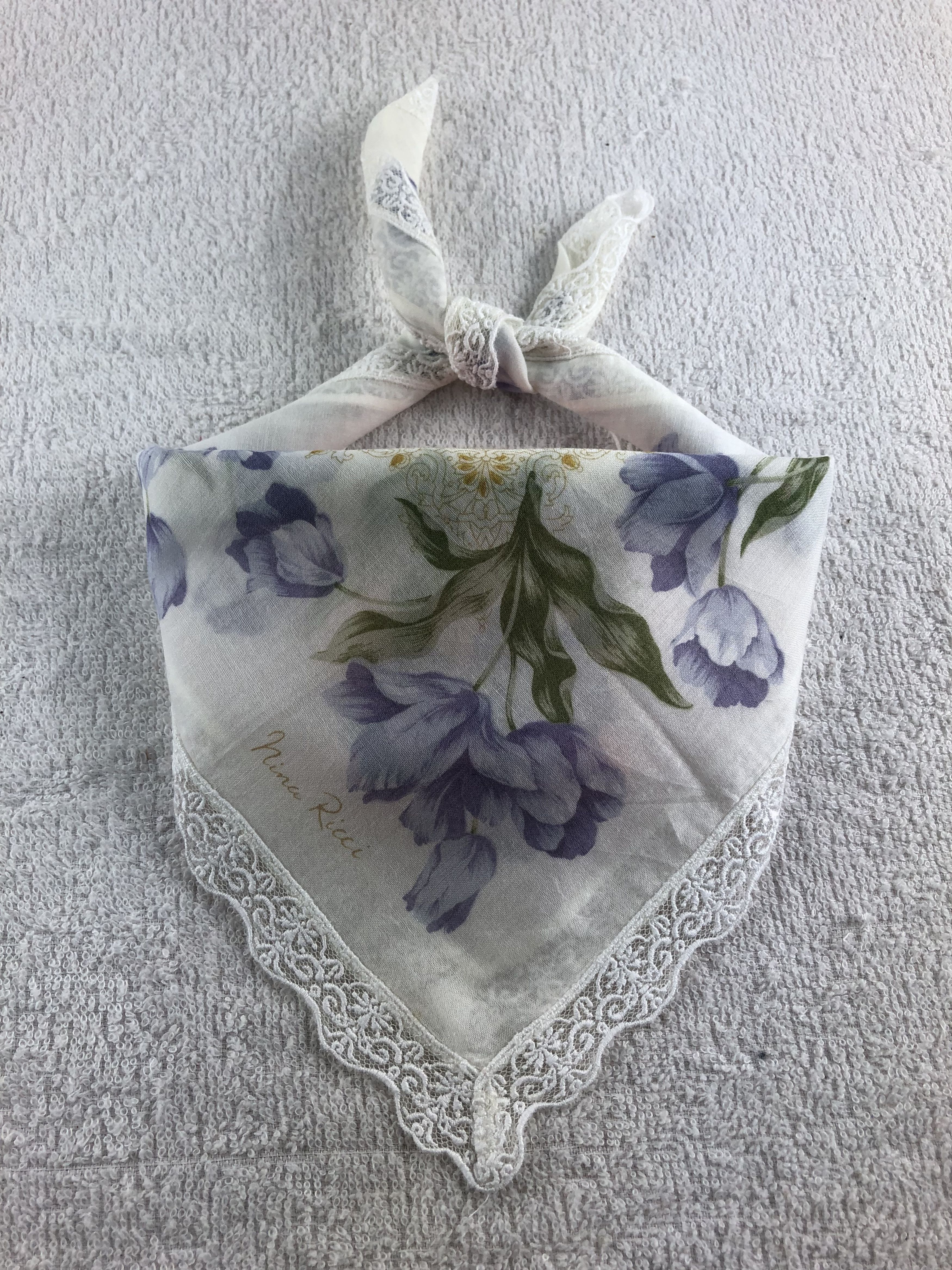 Nina Ricci Nina Ricci Handkerchief / Bandana / Neckerchief C176 Size ONE SIZE - 1 Thumbnail