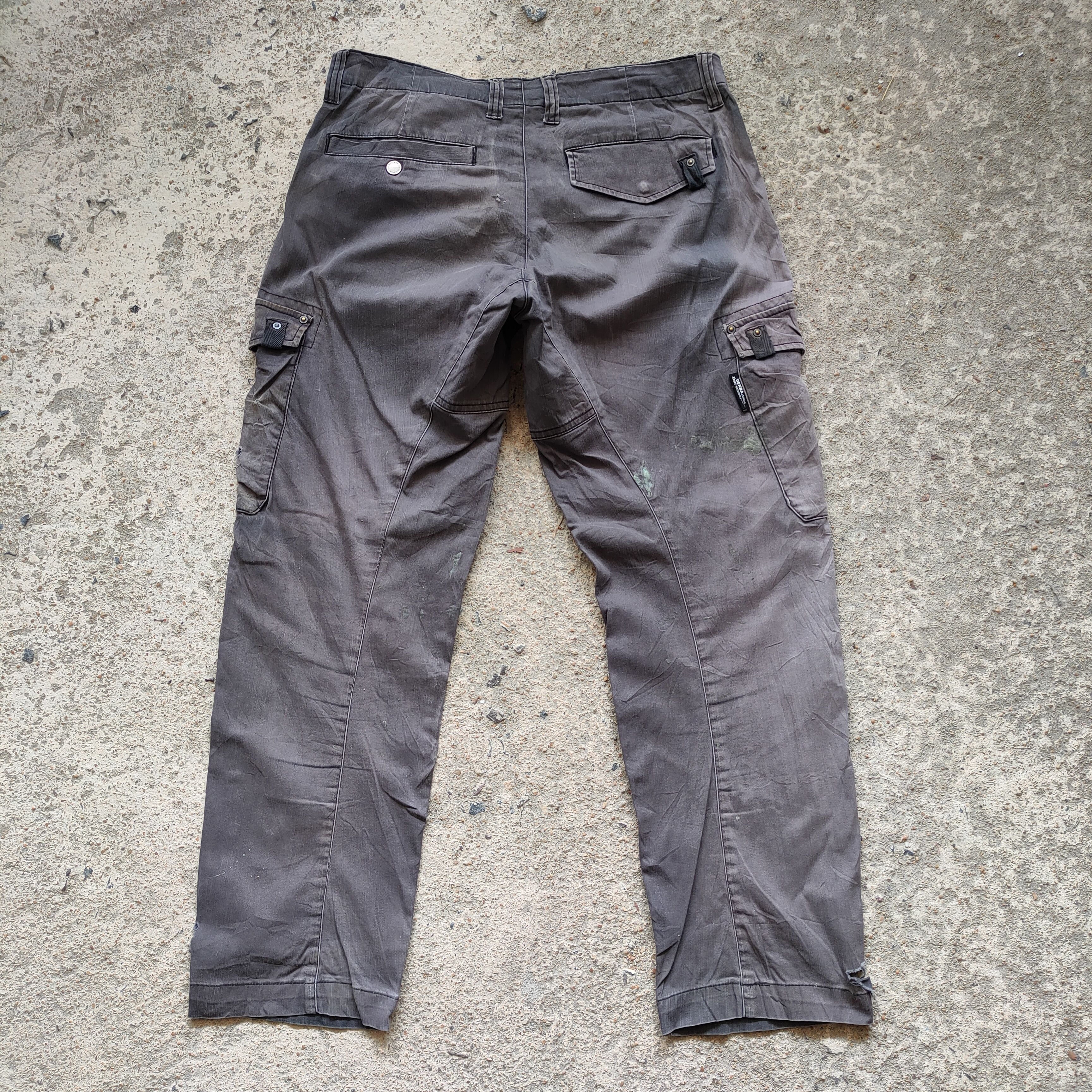 Japanese Brand × Vintage VINTAGE GENBA FADED DISTRESSED CARGO PANTS Size US 32 / EU 48 - 8 Thumbnail