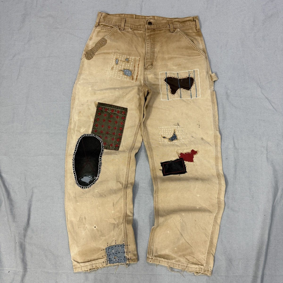 Carhartt Vintage Carhartt Japanese sashiko carpenter denim Size US 32 / EU 48 - 2 Thumbnail