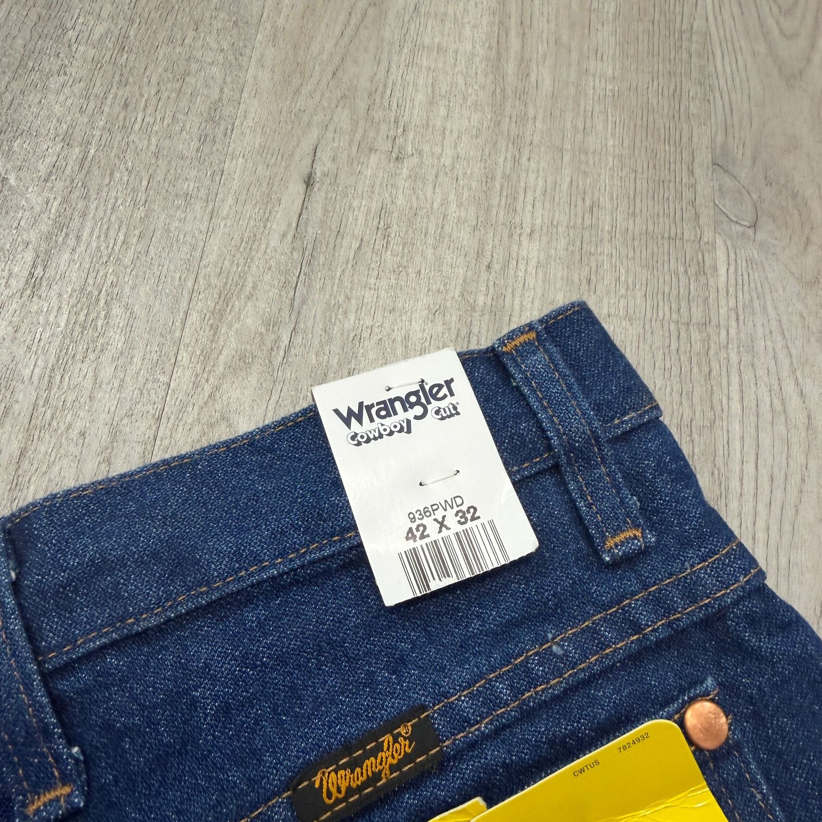 Wrangler Wrangler 936 Slim Cowboy Cut Jeans Men's 42x32 Blue NEW NWT Size US 42 / EU 58 - 5 Thumbnail