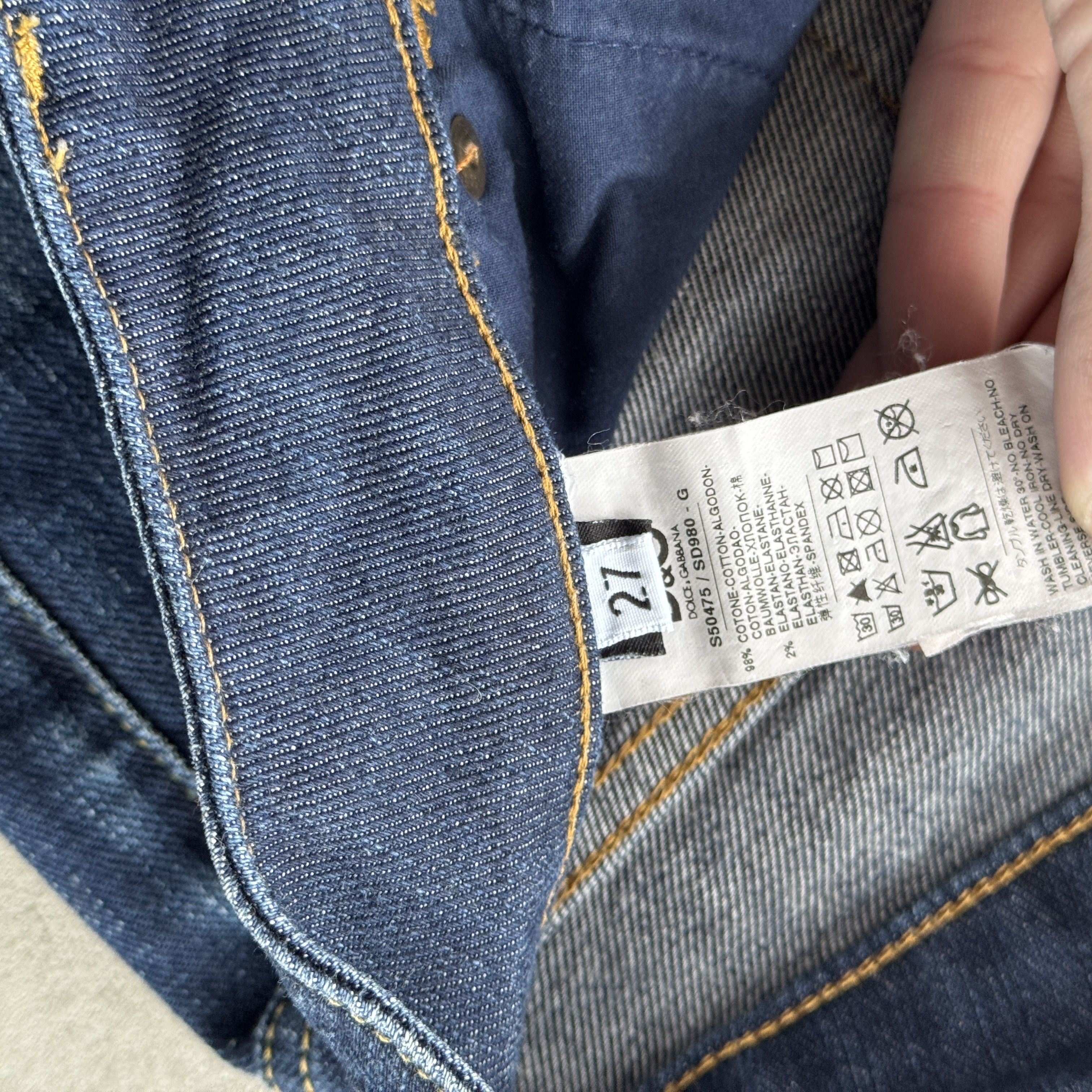 Dolce & Gabbana Vintage Dolce & Gabanna Bootcut Flared Denim Pants Size 27" / US 4 / IT 40 - 9 Thumbnail