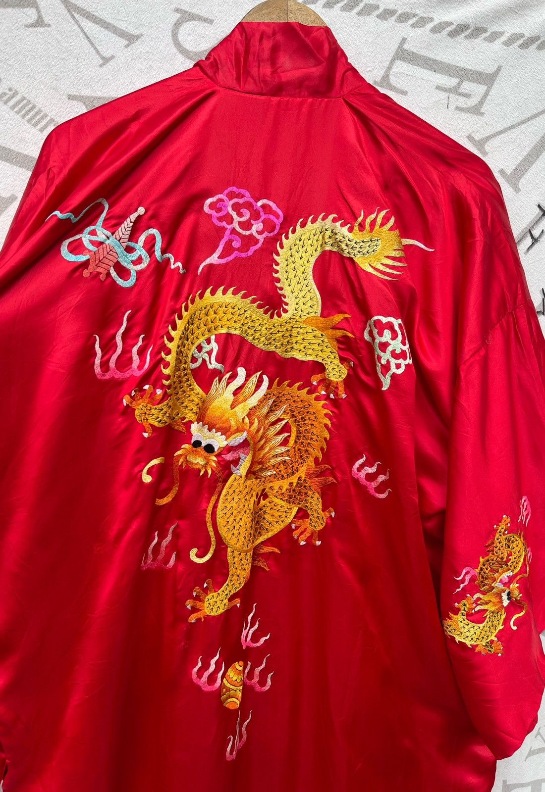 Japanese Brand 🔥RARE🔥Vintage Japanese Brand Embroidery Dragon Kimono Jacket Size US XL / EU 56 / 4 - 9 Thumbnail