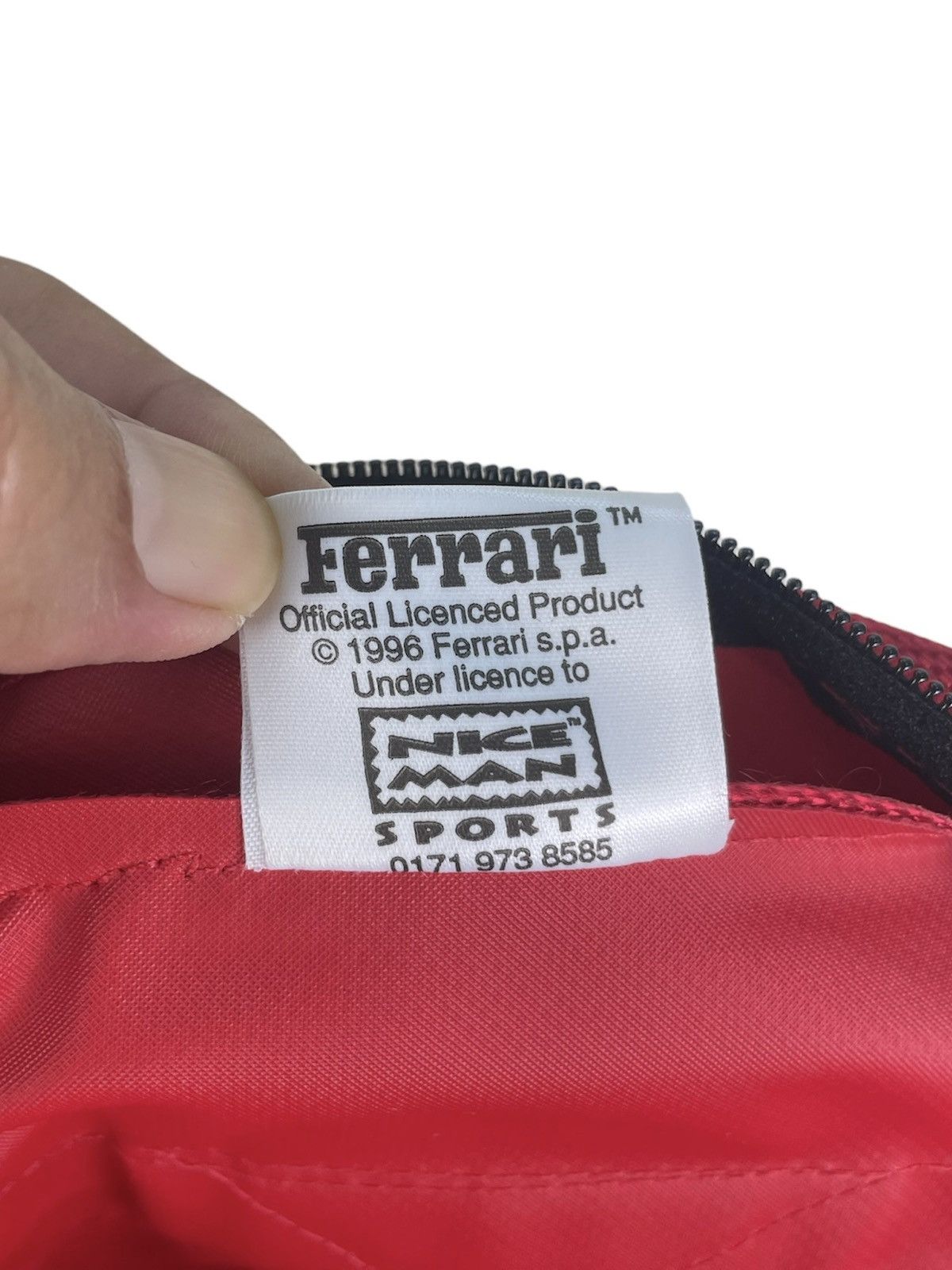 Ferrari × Vintage Vtg 1996 Ferrari Backpack | Official Licensed F1 Collectible Size ONE SIZE - 5 Thumbnail