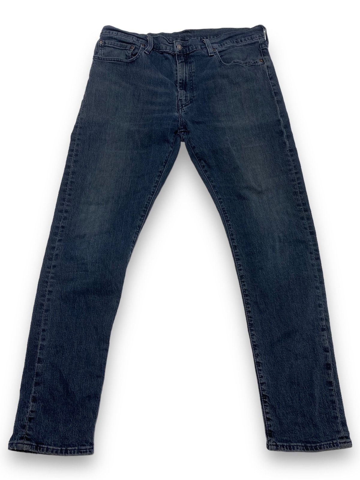 Jean Vintage LEVI'S PREMIUM Blue Navy Wash Jeans Size US 35 - 2 Thumbnail
