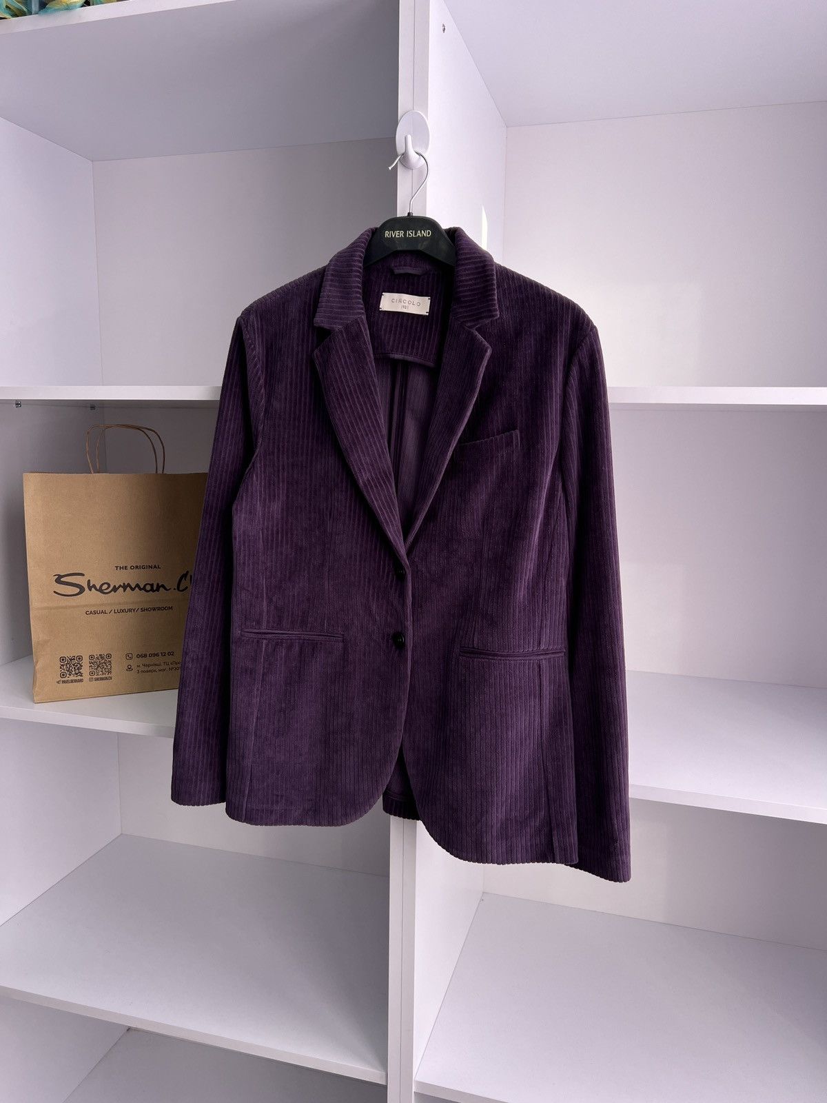 Circolo 1901 × Designer × Vintage Vintage Circolo Velvet Blazer Size 40L - 3 Thumbnail