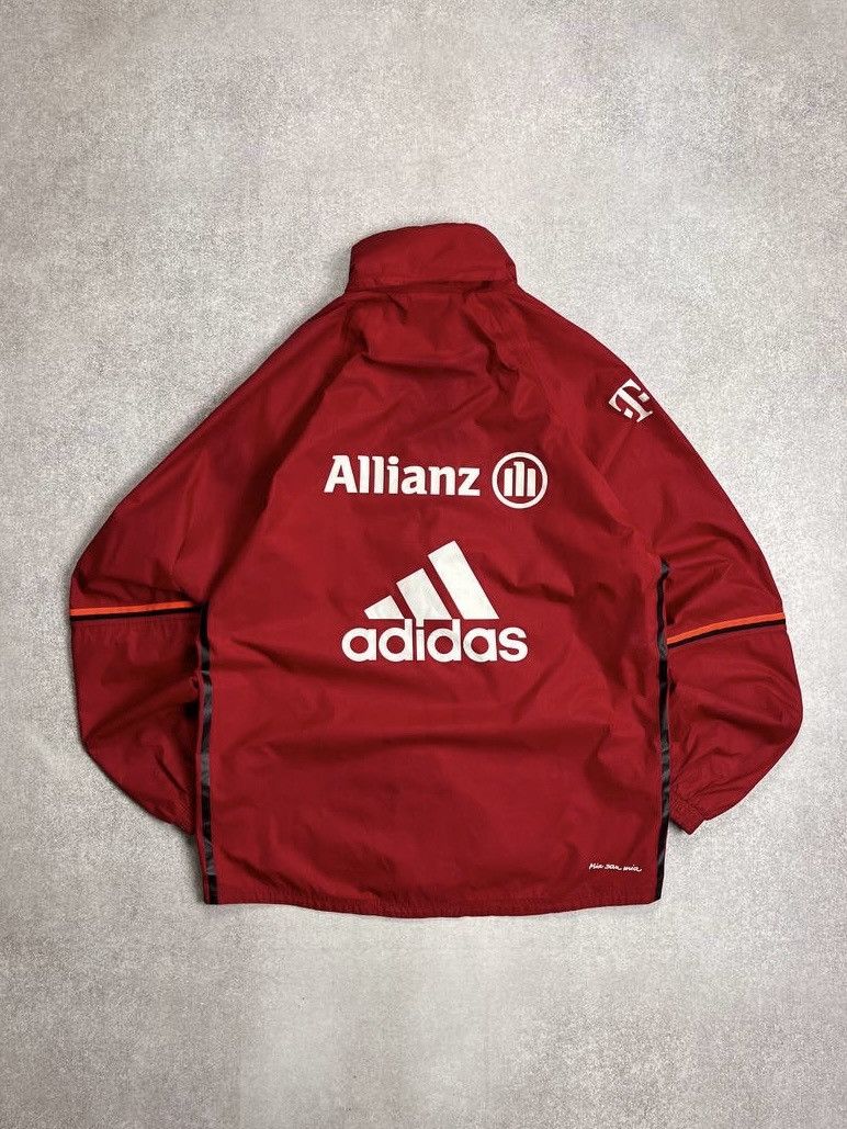 Adidas × Vintage Vintage Adidas FC Bayern Munchen Nylon Soccer Jacket M Size US M / EU 48-50 / 2 - 4 Thumbnail
