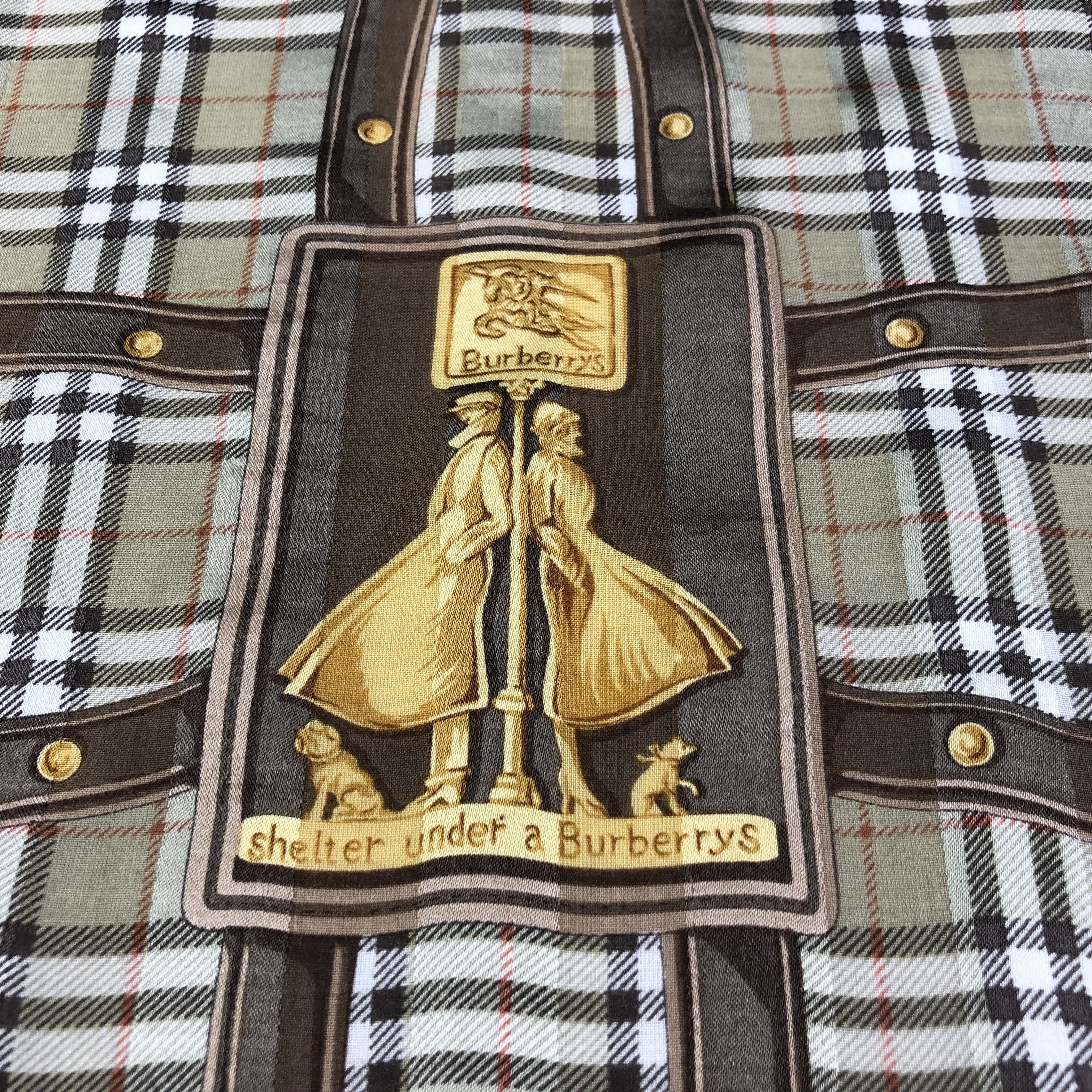 Burberry Burberry Handkerchief Neckerchief Bandana H1558 Size ONE SIZE - 6 Thumbnail