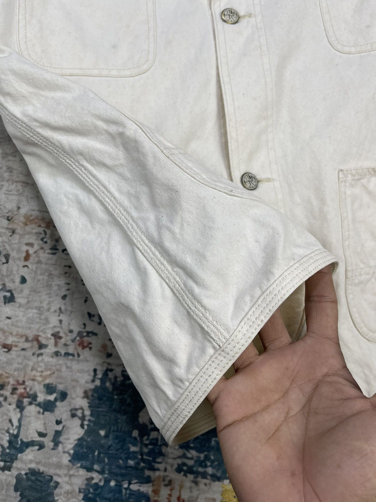 Japanese Brand Vintage Waltz Brand Canvas Button Chore Jackets Size US M / EU 48-50 / 2 - 5 Thumbnail