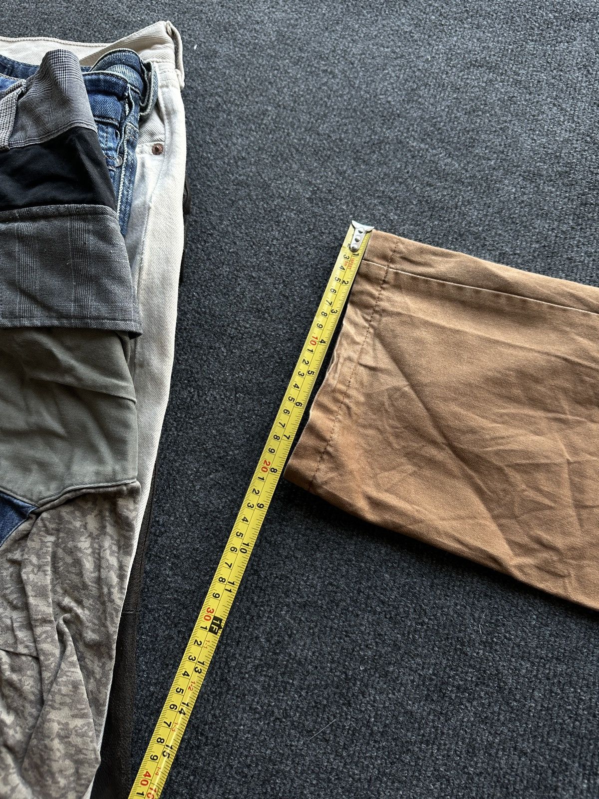 Other 🚨RARE 90s MULTIPOCKET Stone Wash BROWN Jeans Mens 30 Size US 30 / EU 46 - 19 Thumbnail