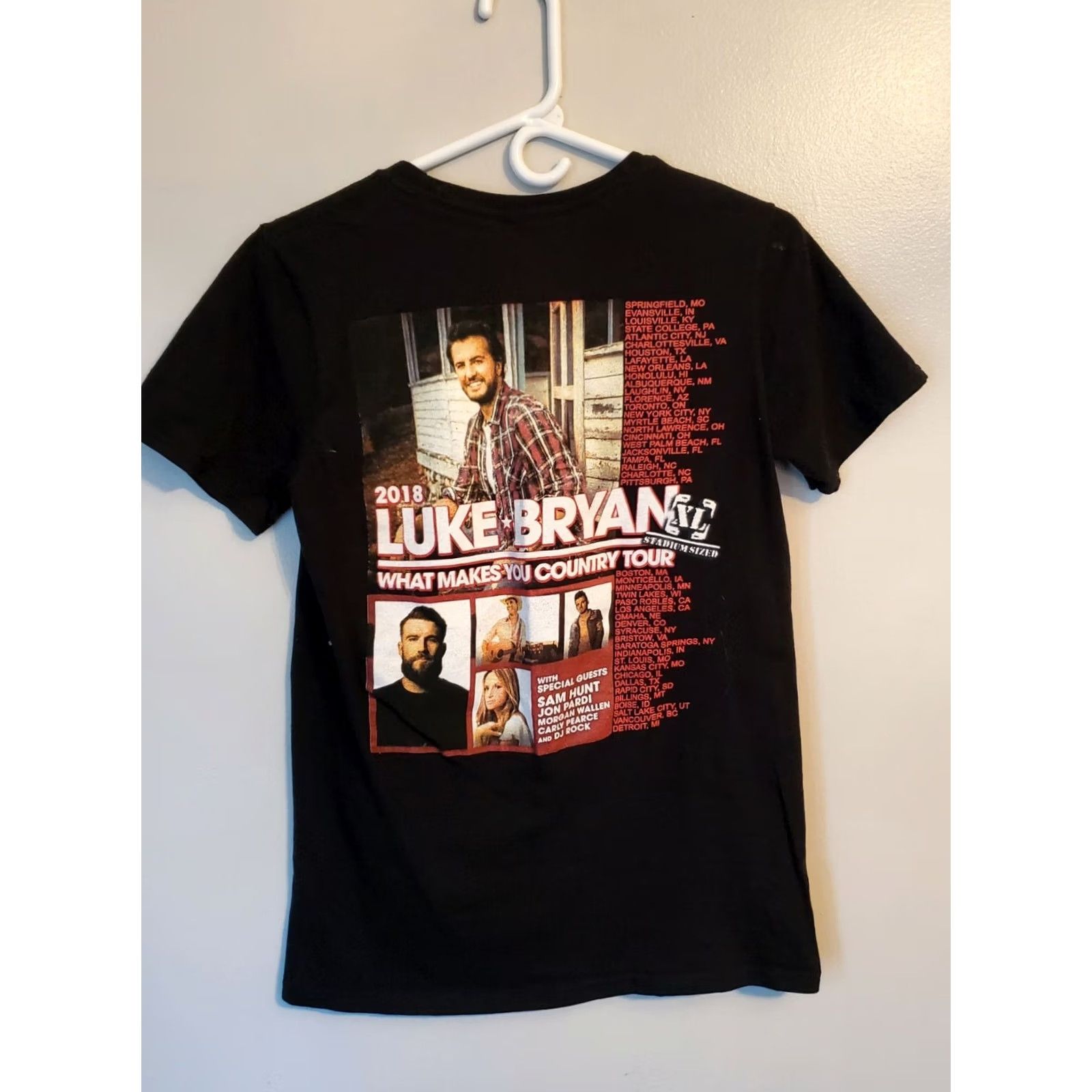 Vintage Luke Bryan Tour Shirt Country What Makes You 2018 Size Small Men Size US S / EU 44-46 / 1 - 2 Thumbnail