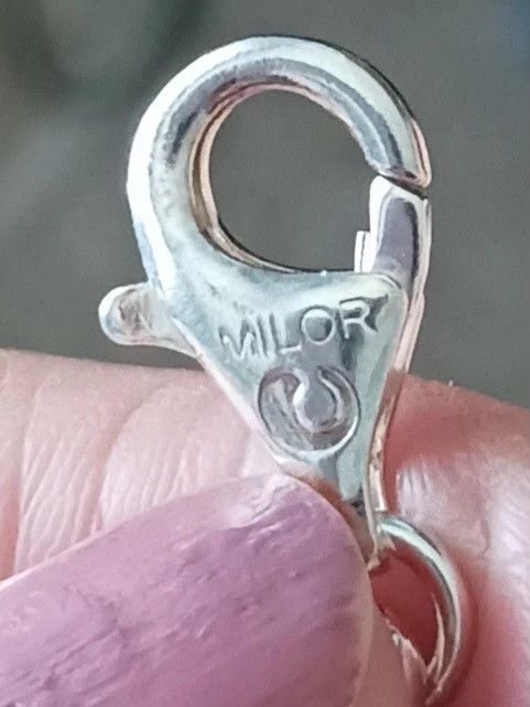 Jewelry Vintage Sterling Silver Bracelet Milor Equestrian Horsebit Size ONE SIZE - 2 Thumbnail