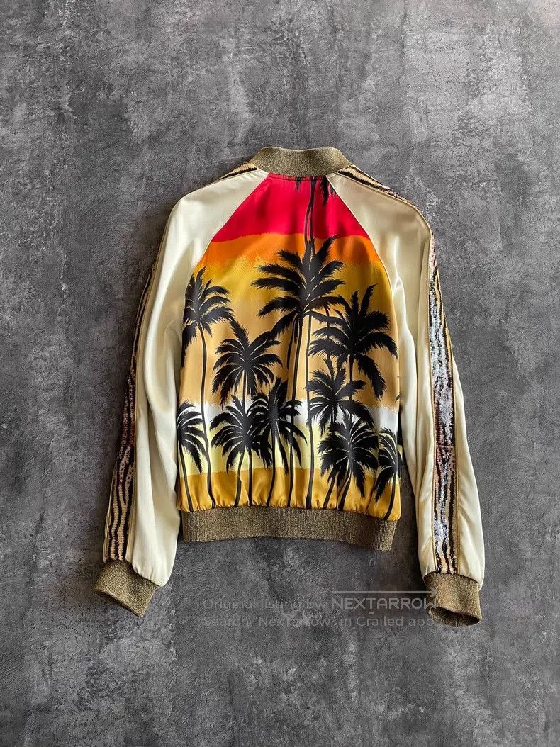 Saint Laurent Paris Saint Laurent Paris Palm Scale Jacket Size US S / EU 44-46 / 1 - 2 Thumbnail