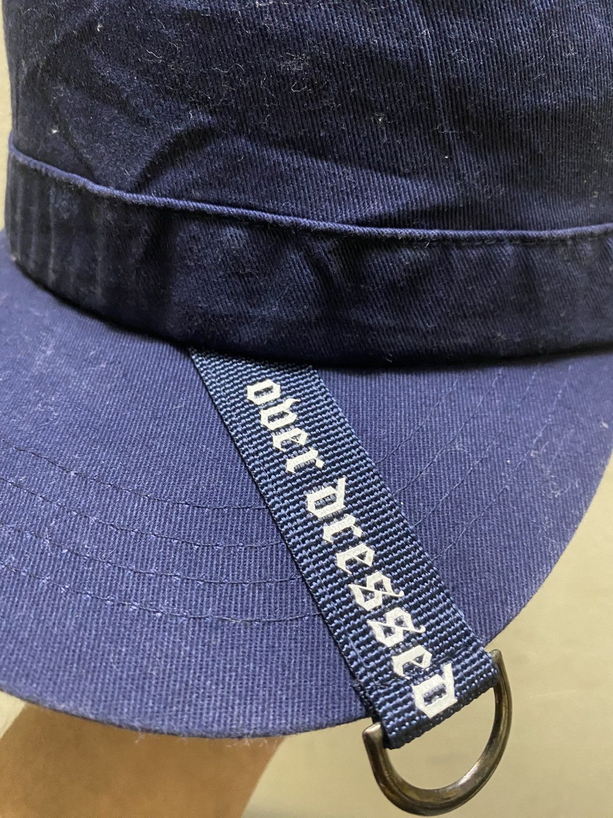 If Six Was Nine × Japanese Brand × Le Grande Bleu (L.G.B.) 2000s Japanese Brand Cadet Hat Distressed Size ONE SIZE - 2 Thumbnail