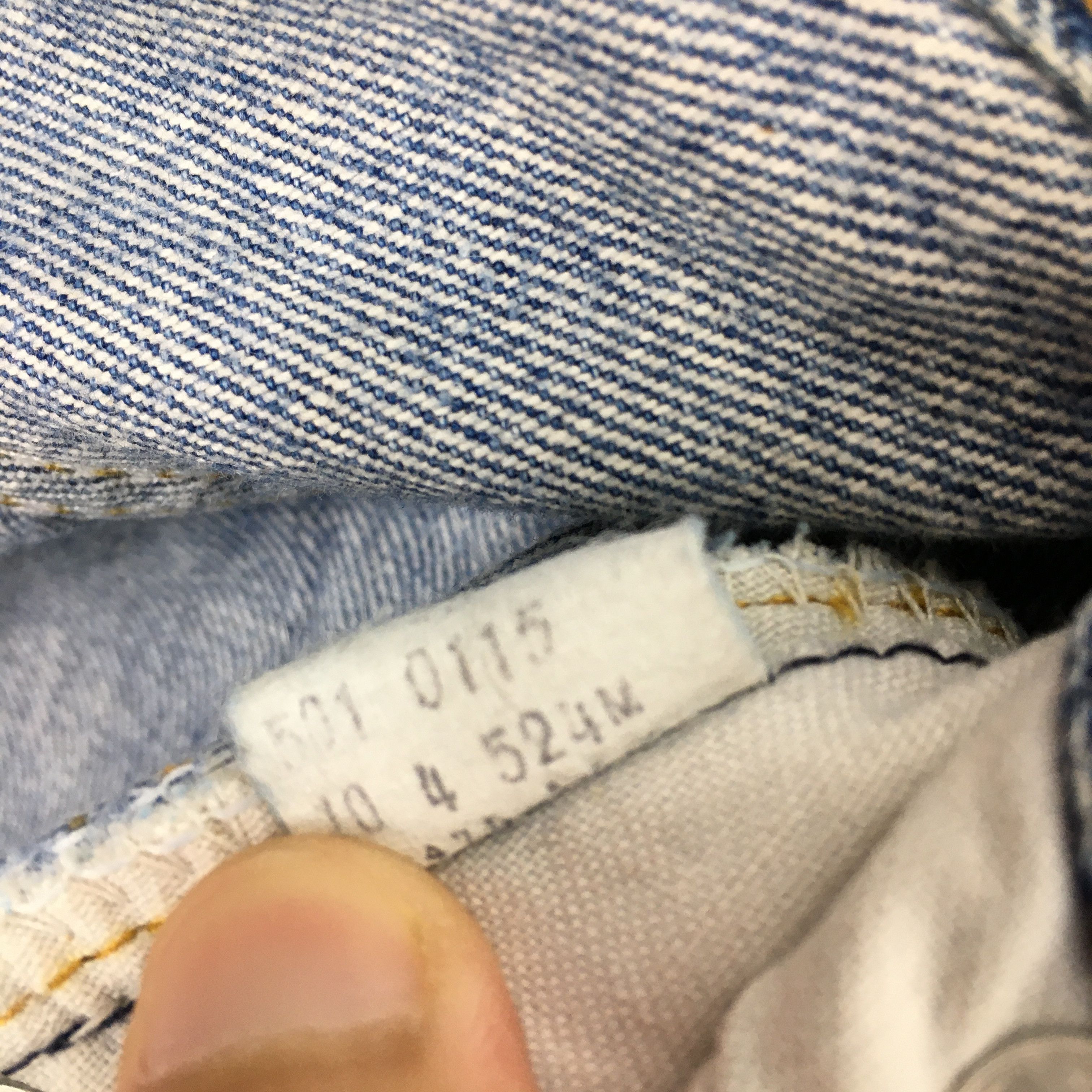 Levi's Size 30x33 Vintage 1980s Levi's 501 Distressed Jeans S189 Size US 30 / EU 46 - 8 Thumbnail