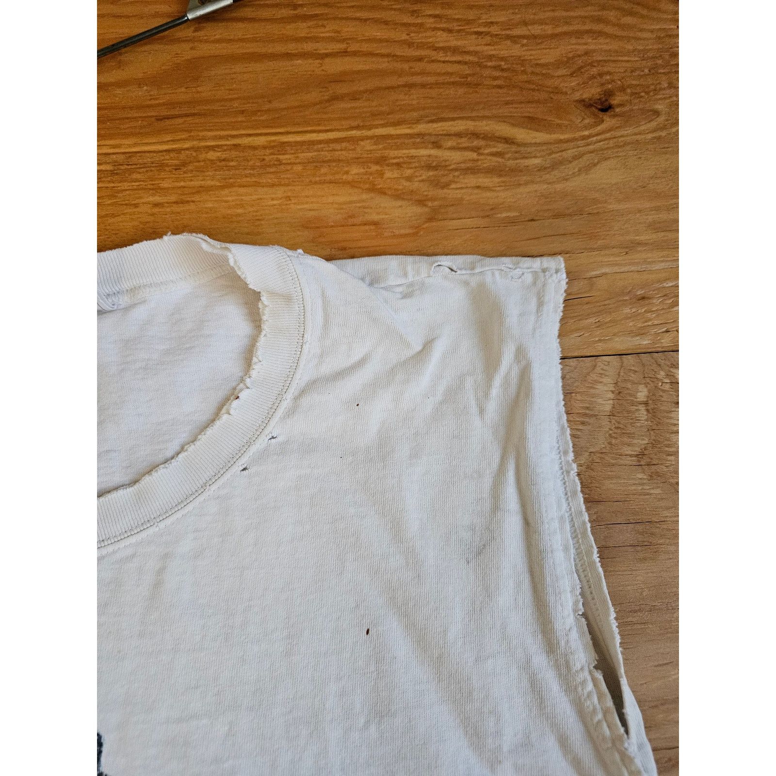 Nike NIKE Basketball T-Shirt Sleeveless White Sz L 2000s Size US L / EU 52-54 / 3 - 6 Thumbnail