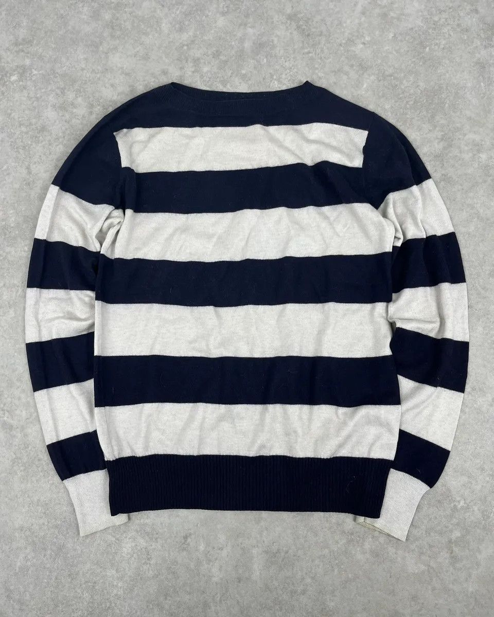 Dries Van Noten Dries Van Noten Navy & White Striped Sweater Size S / US 4 / IT 40 - 1 Thumbnail