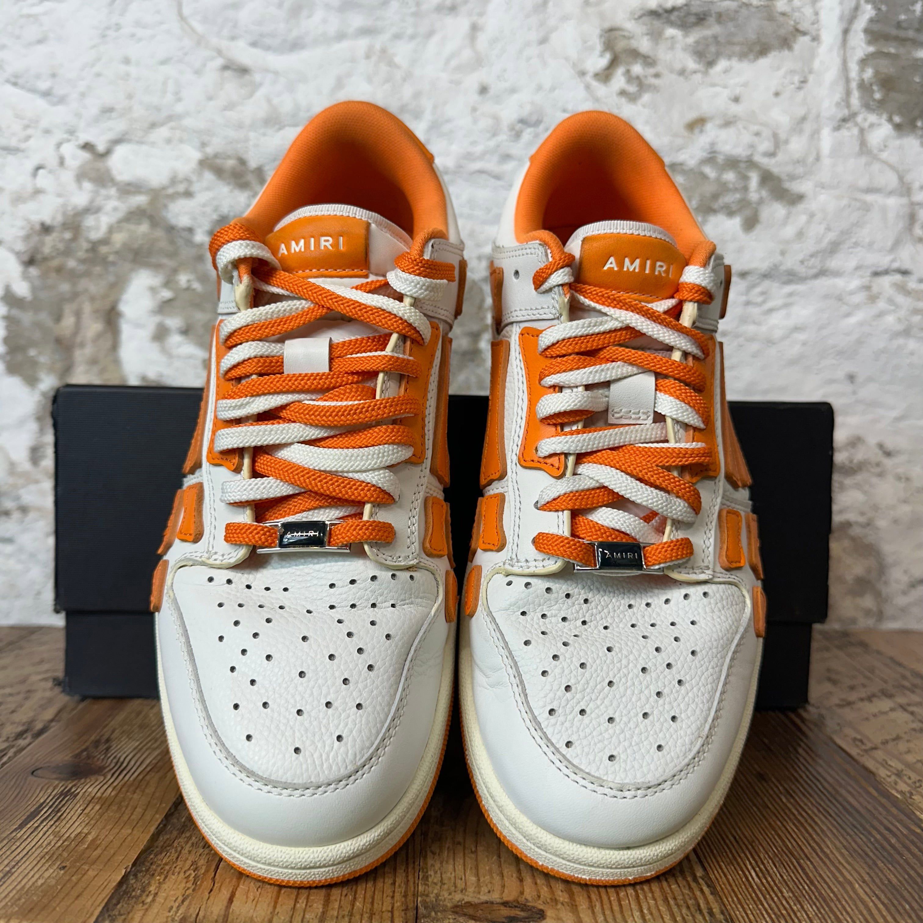 Amiri Amiri Orange Skeleton White Cream Sneaker Sz 10 (43) Size US 10 / EU 43 - 3 Thumbnail