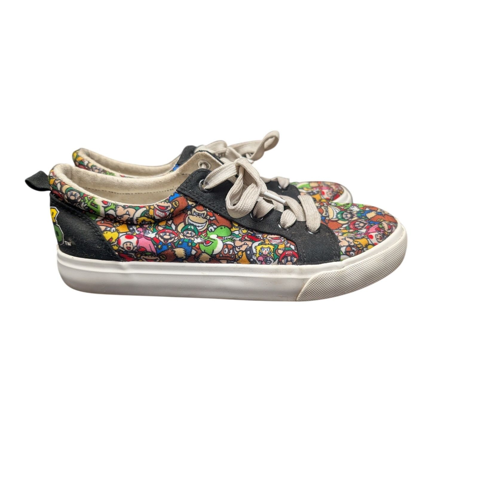 Nintendo Ground Up Youth Size 5 Super Mario Bros Lace-up Sneakers Size US 6.5 / IT 36.5 - 5 Thumbnail