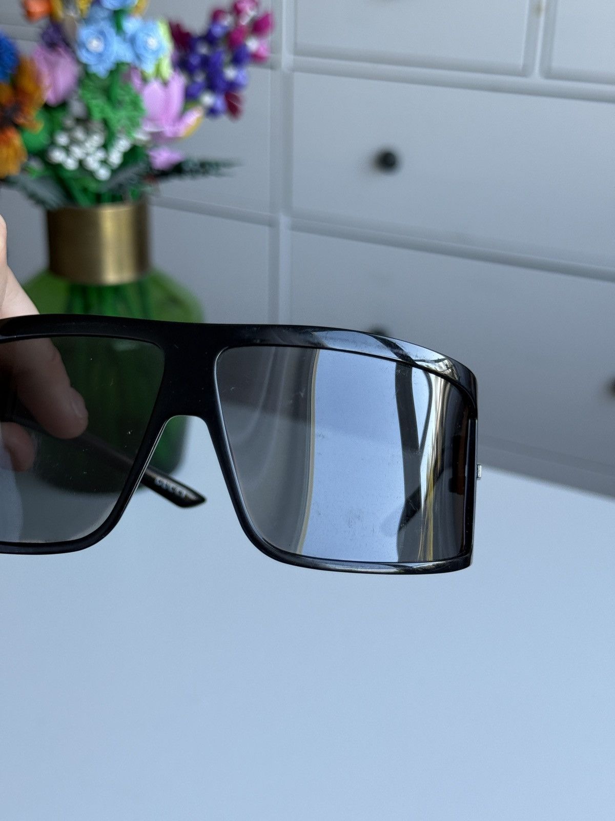 Designer × Gucci Vintae y2k Gucci oversized sunglasses archive opium designer Size ONE SIZE - 8 Thumbnail