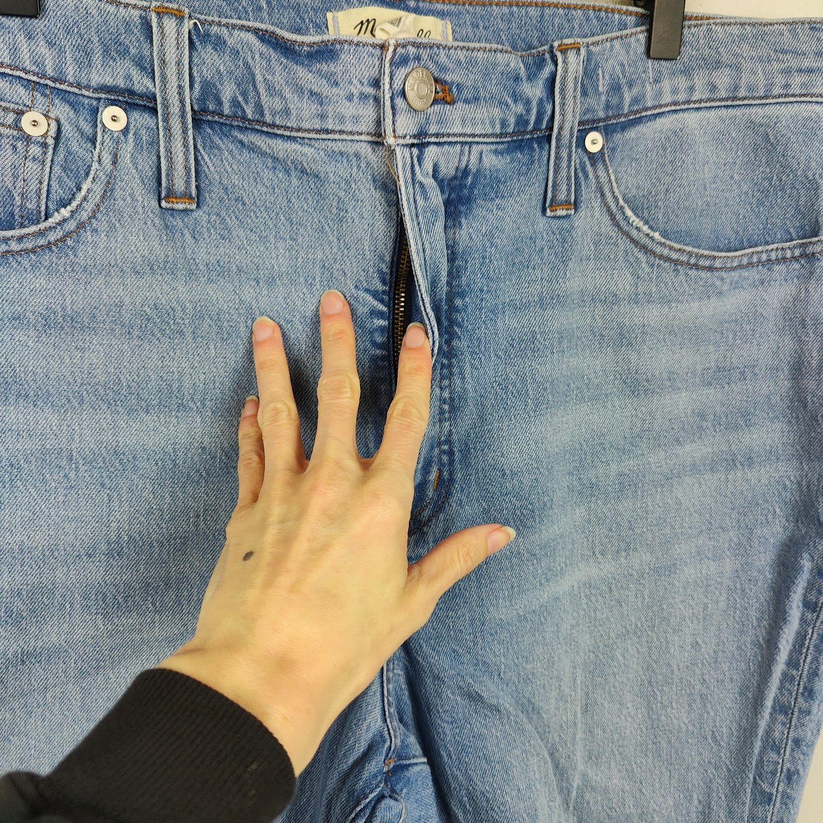 Madewell Madewell The Perfect Vintage Jeans Womens 33 Light Wash Size 33" - 4 Thumbnail