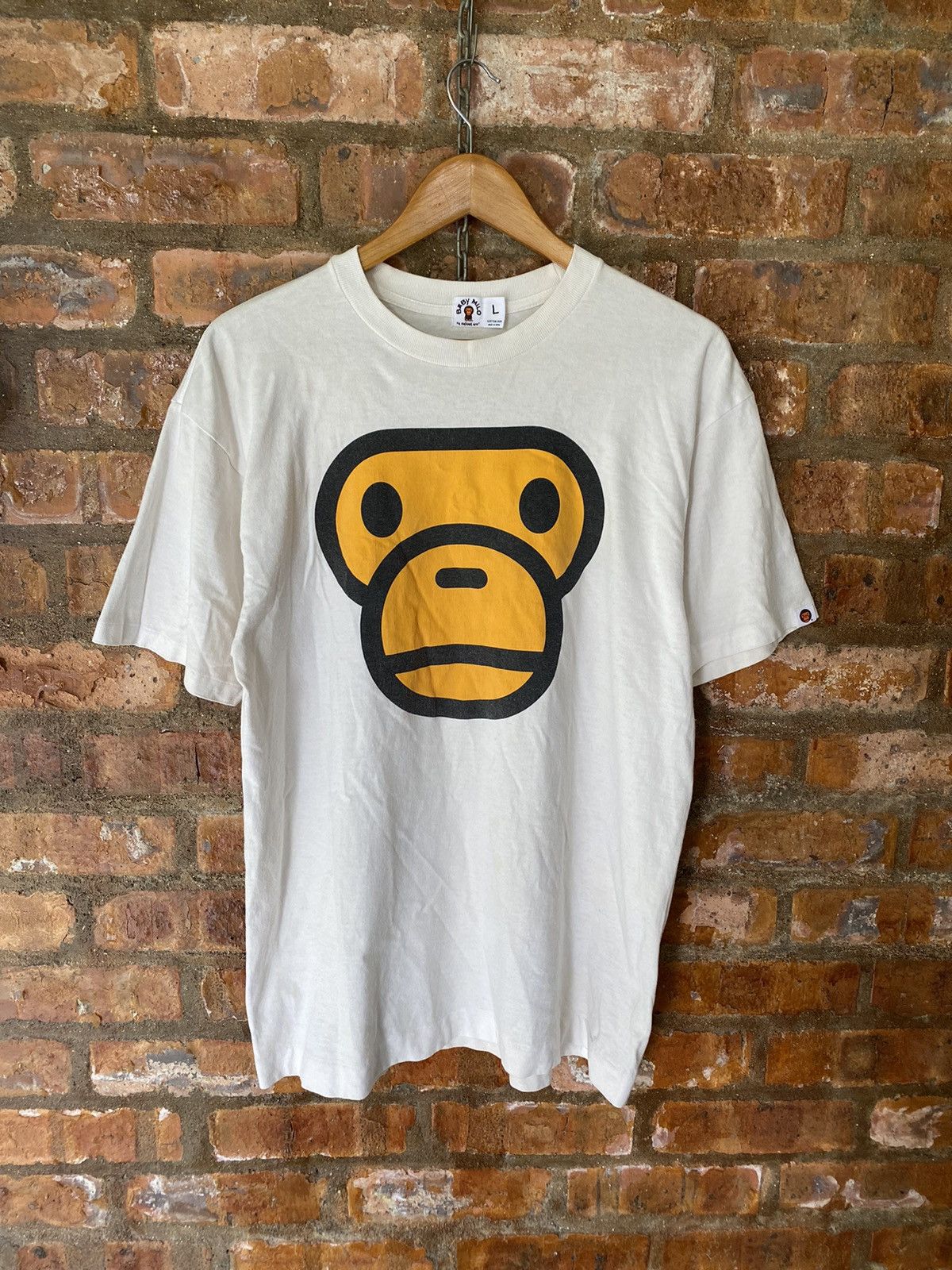 Bape 2002 Bape Milo face tee Size US L / EU 52-54 / 3 - 3 Thumbnail