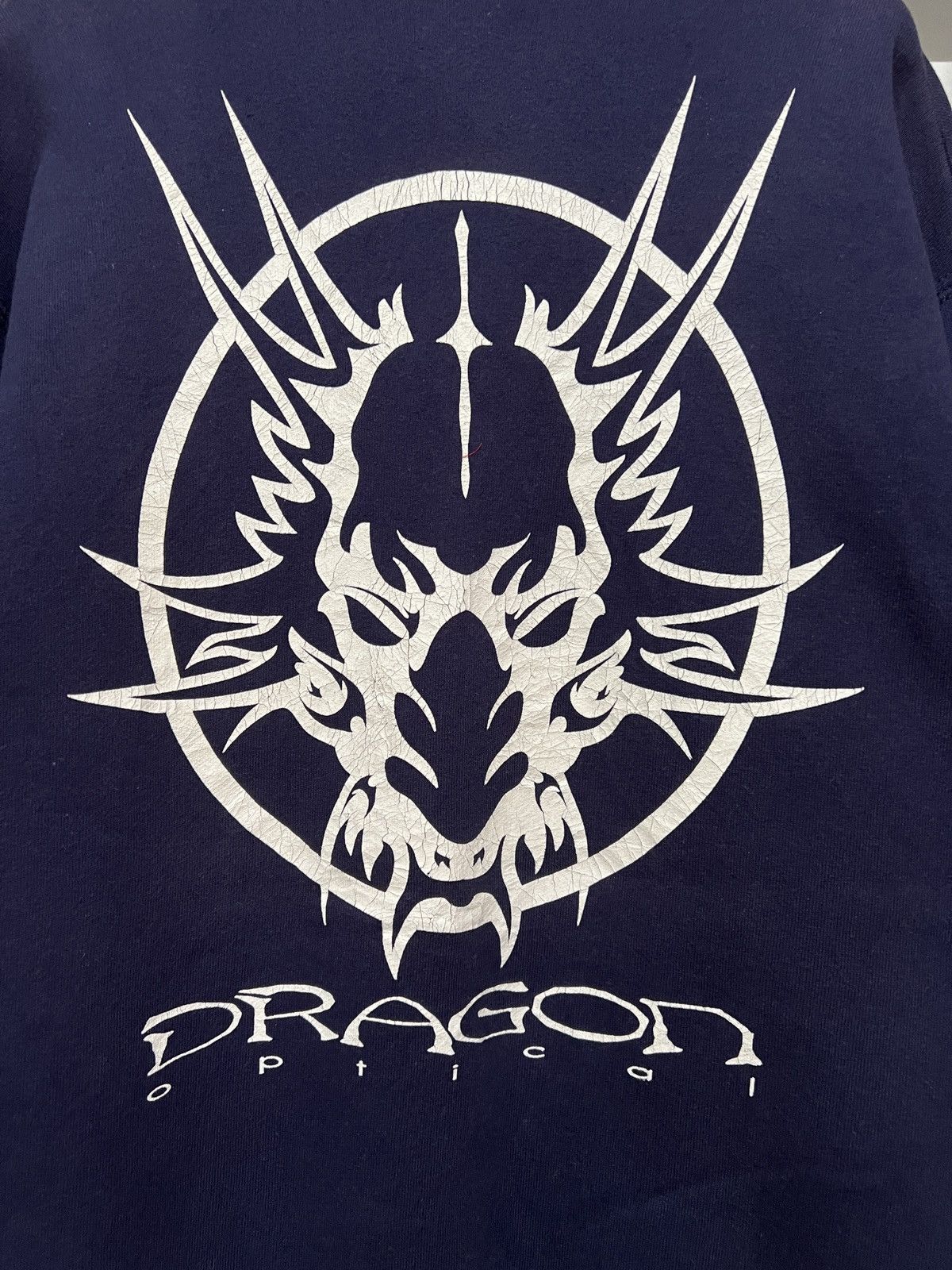 Vintage Vintage 90s Dragon Optical Skates Sweatshirt M Size US M / EU 48-50 / 2 - 4 Thumbnail