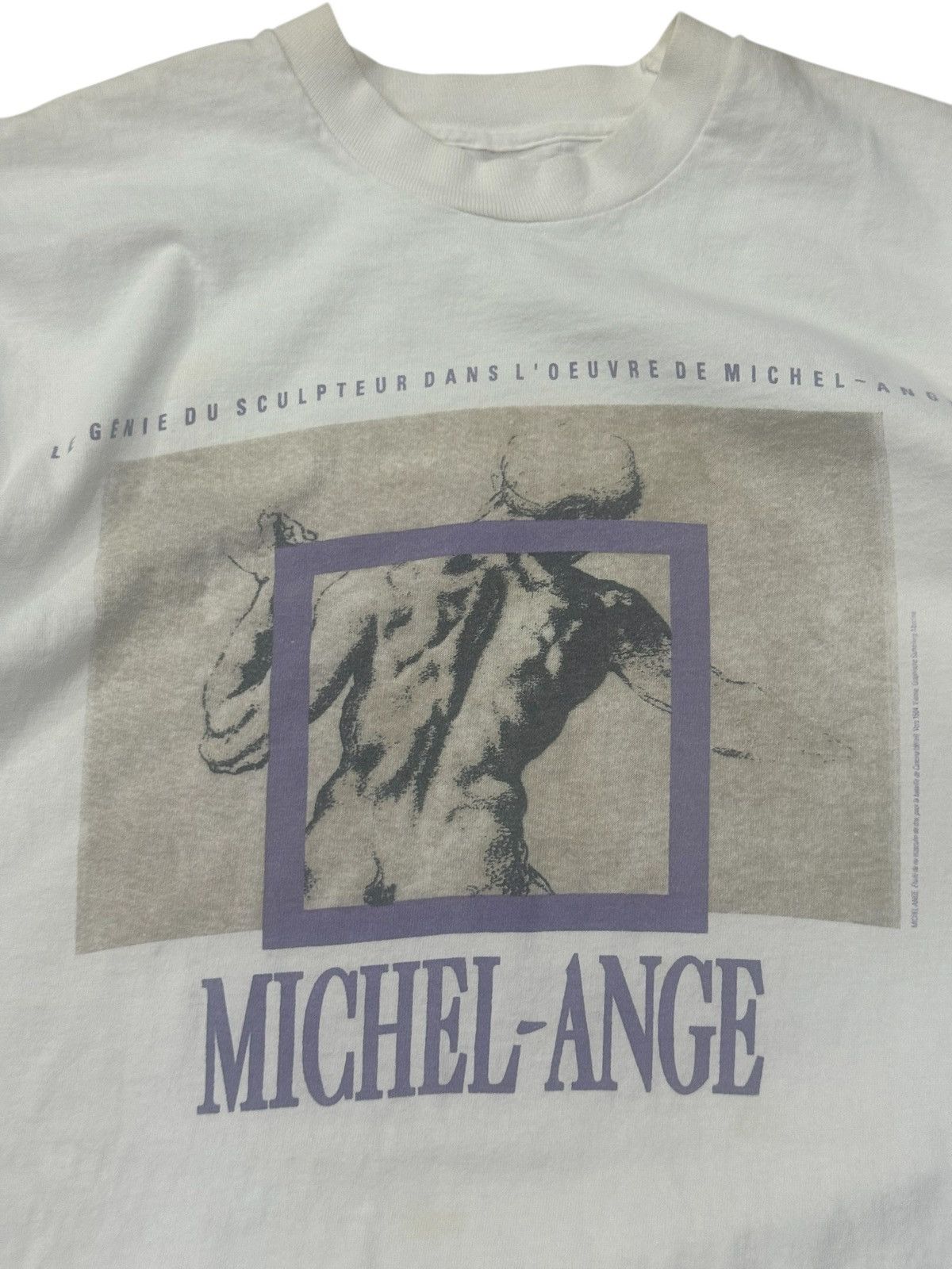 Other Vintage Art Tee Michel Ange Montréal Muséum Size US XL / EU 56 / 4 - 3 Thumbnail