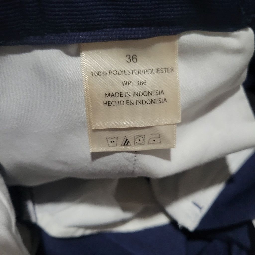 Haggar Haggar Performance Cool 18° 36 Blue Flat Front NWT $44 Size US 36 / EU 52 - 7 Thumbnail