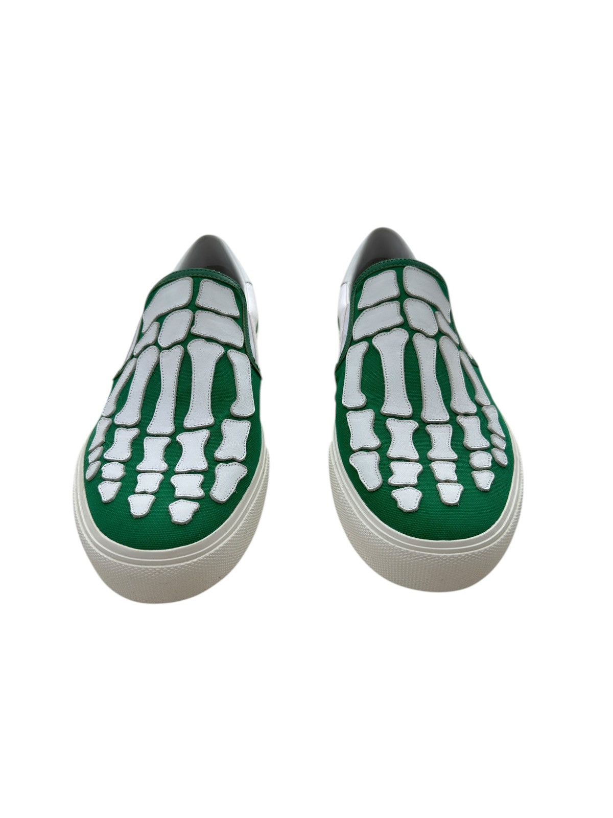 Amiri Amiri Green Skeleton Slip On Low Top Loafer Sneakers Size US 12 / EU 45 - 3 Thumbnail