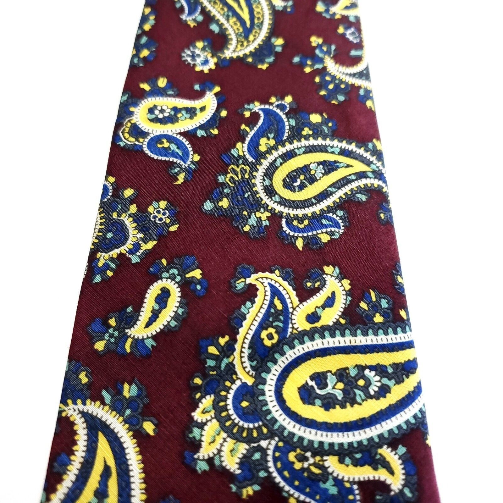 Polo Ralph Lauren Polo Ralph Lauren Maroon Yellow Blue Paisley Print Short Ski Size ONE SIZE - 2 Thumbnail